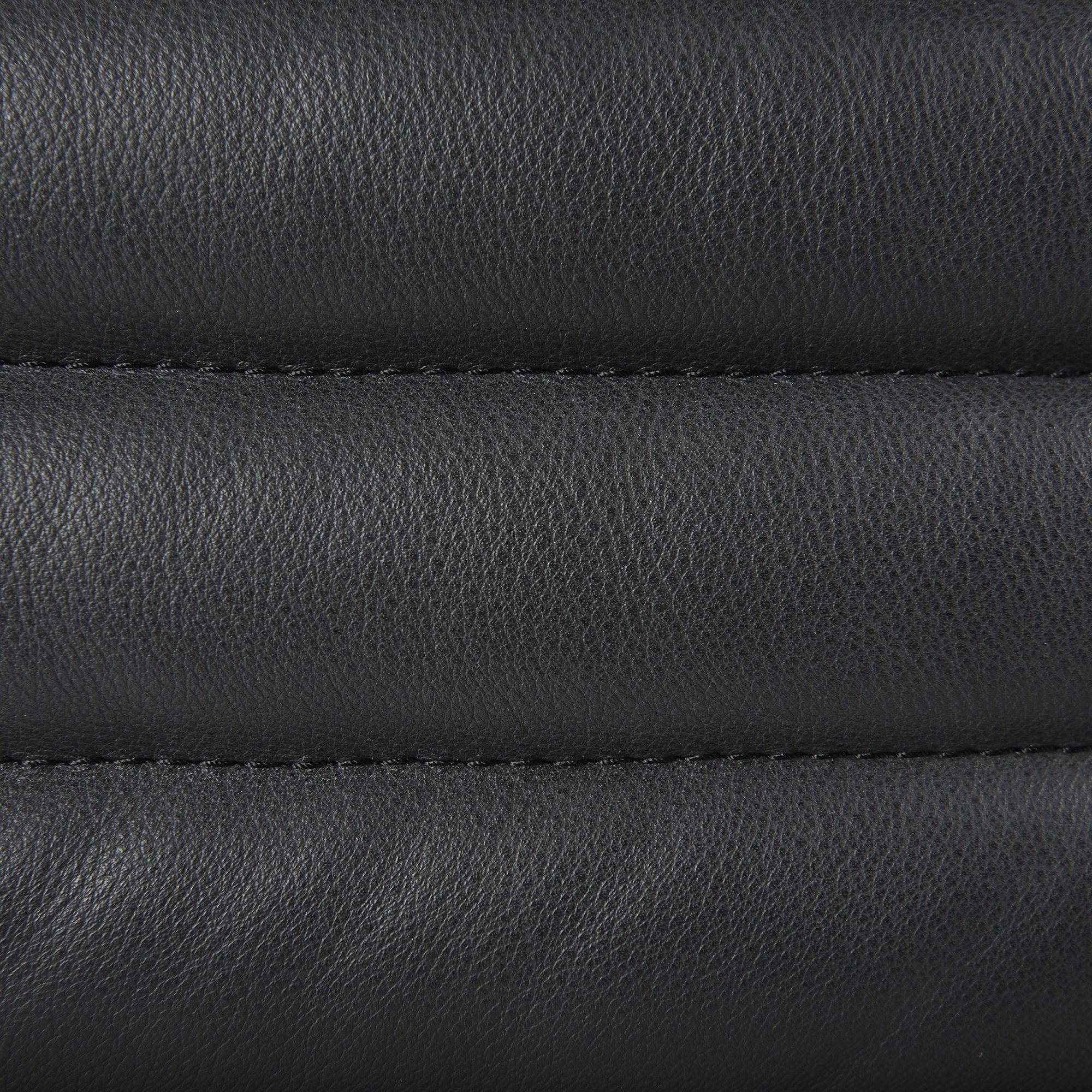 Mercana Ricciardo 86,6" 3 Seater Sofa - Black, Leather