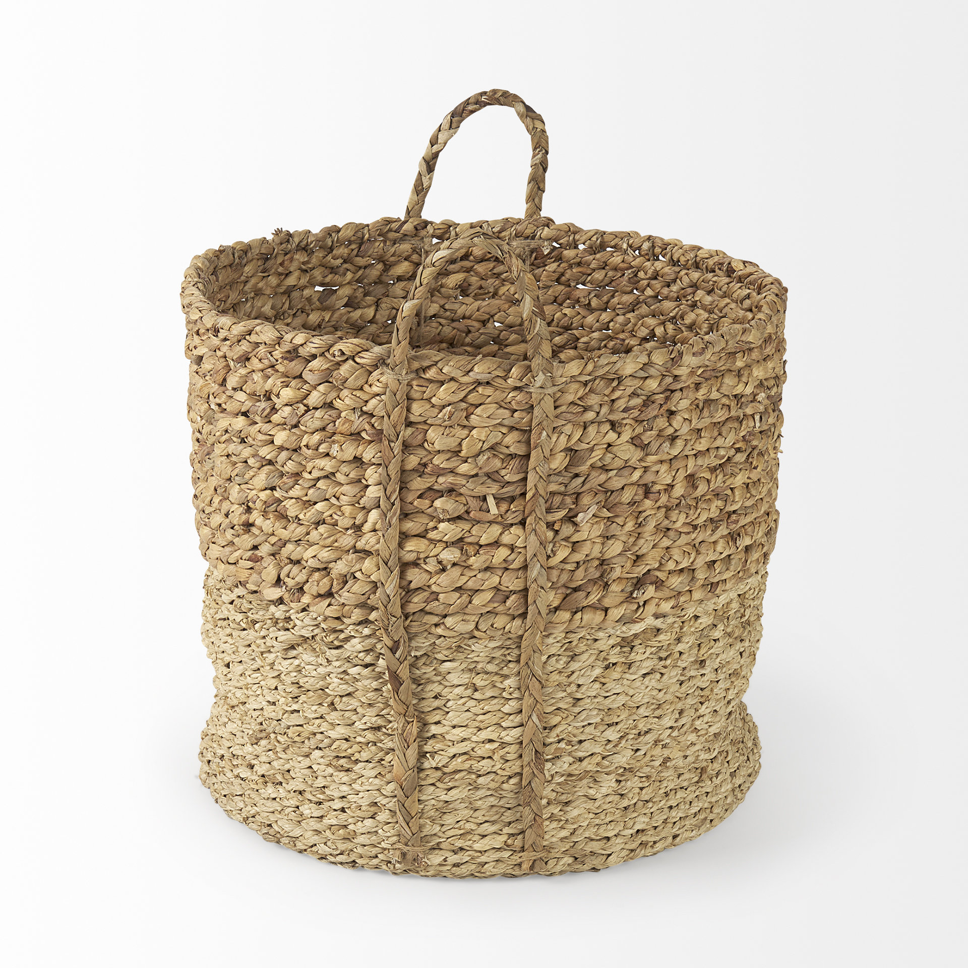 Mercana - Morocco Basket in Brown, Water Hyacinth