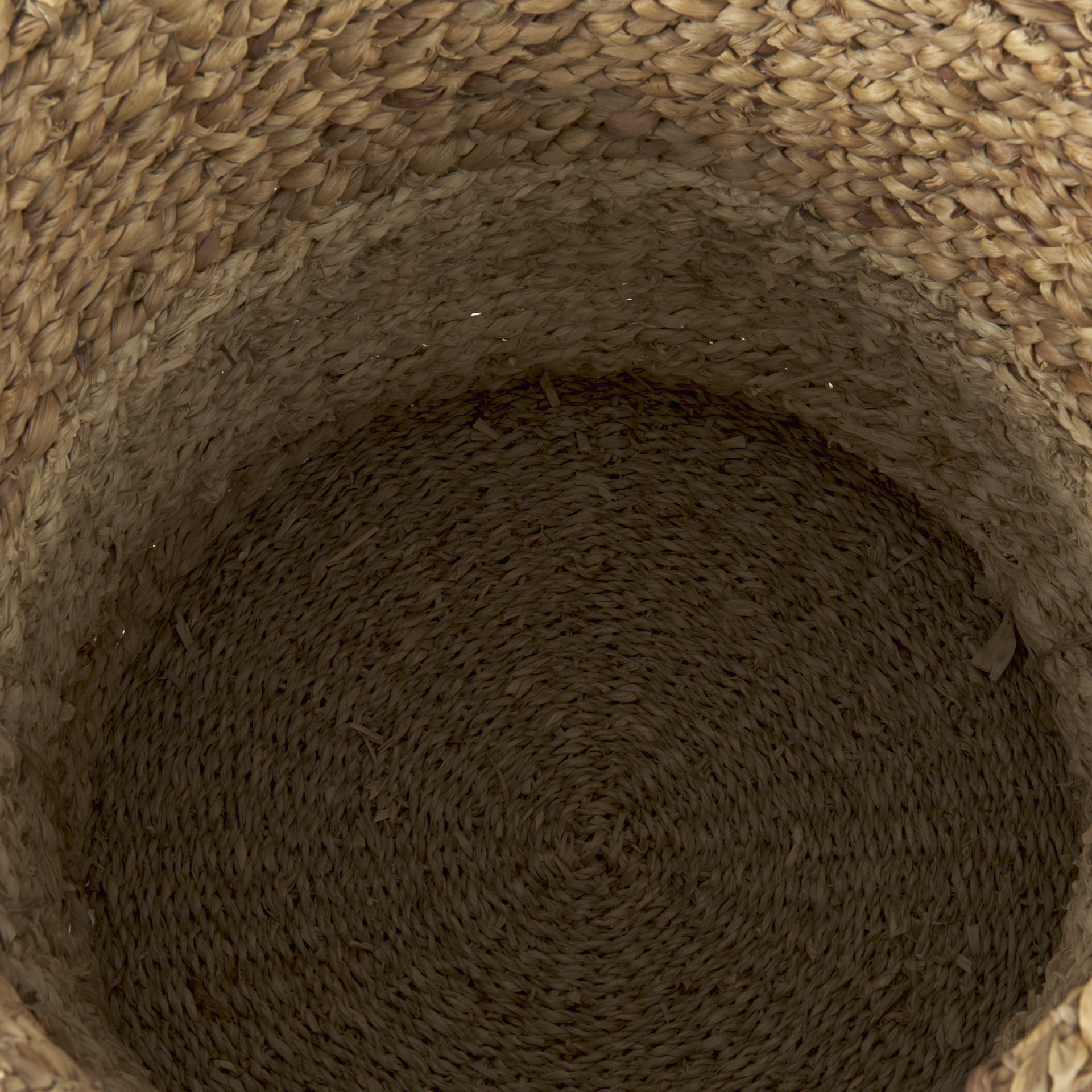 Mercana - Morocco Basket in Brown, Water Hyacinth
