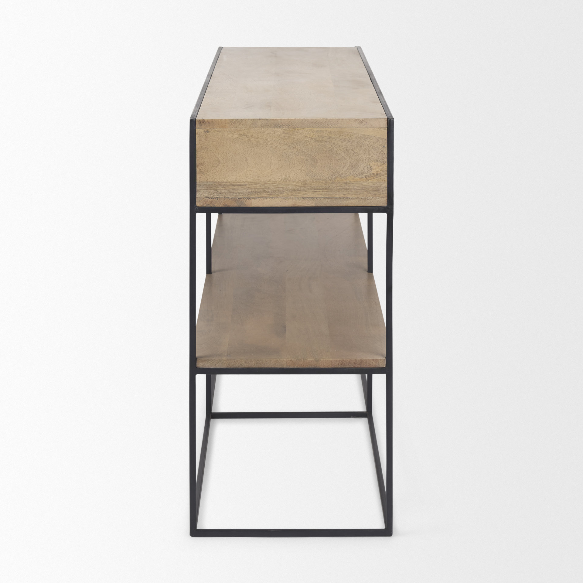 Mercana Morris Console Table - Brown, Iron