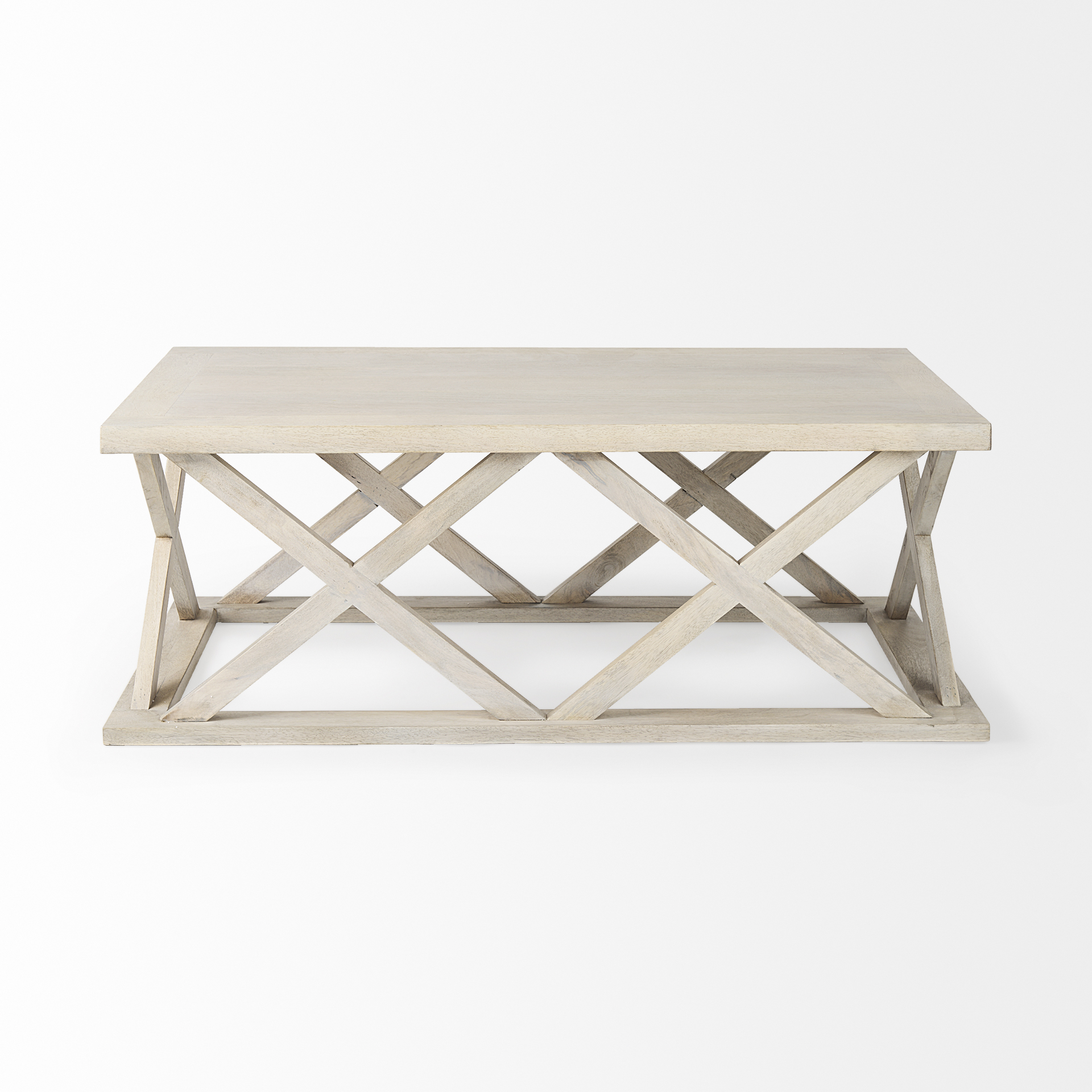 Mercana Forsey Rectangular Coffee Table - Blonde, Wood