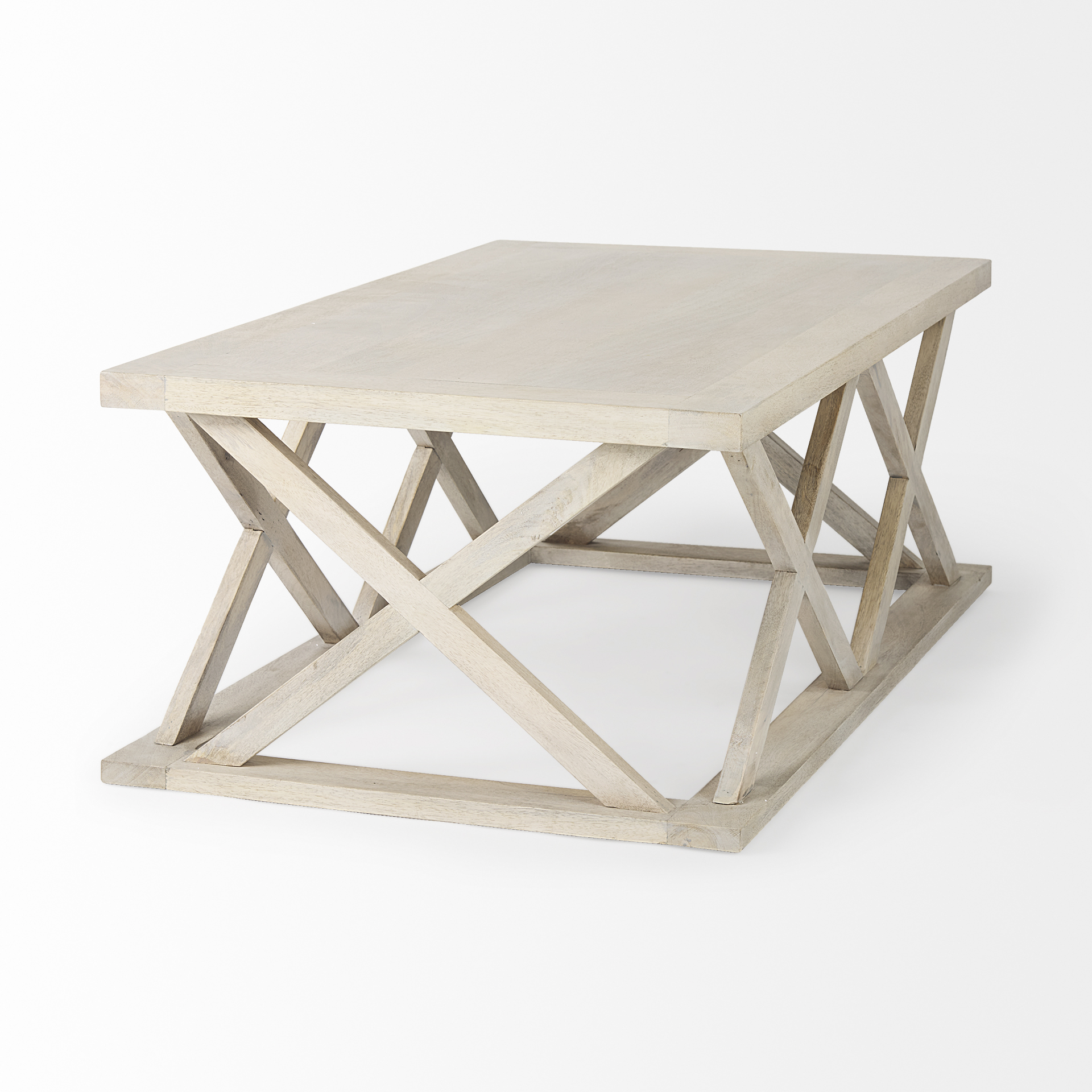 Mercana Forsey Rectangular Coffee Table - Blonde, Wood