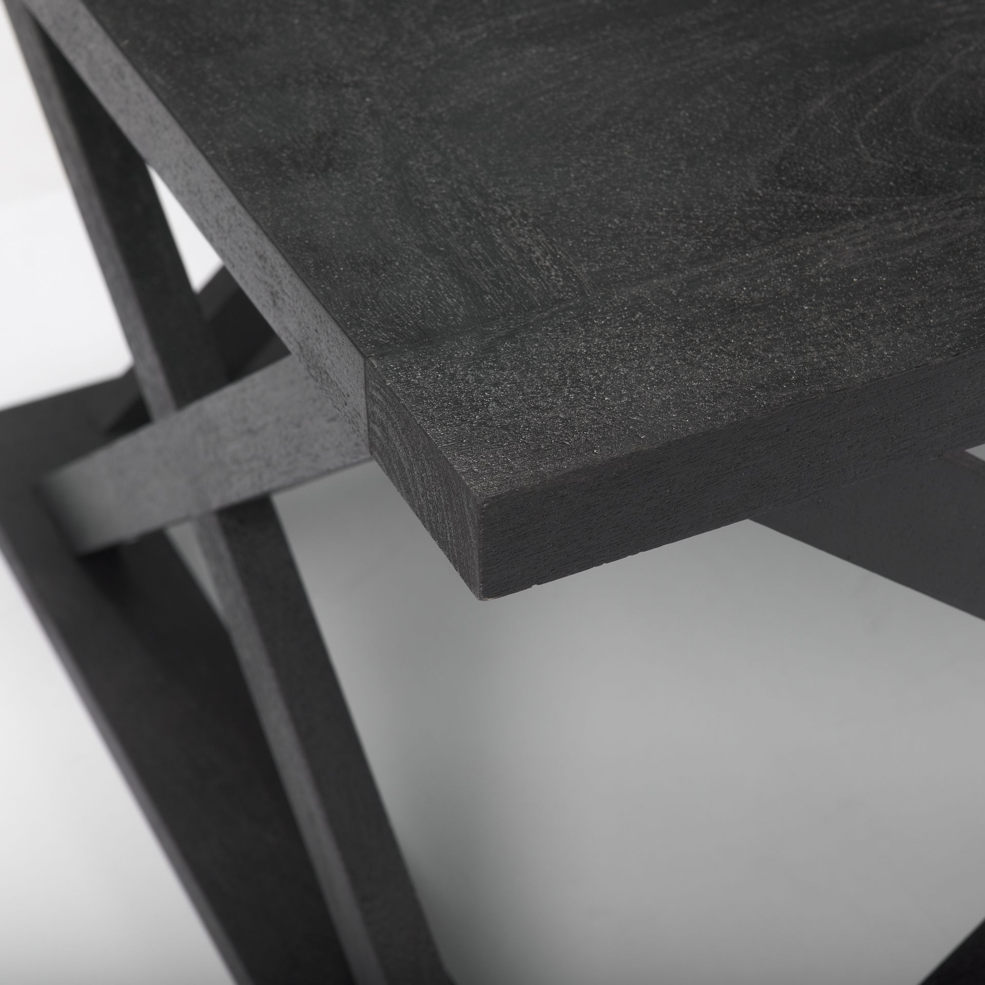 Mercana Forsey Rectangular Coffee Table - Black, Wood