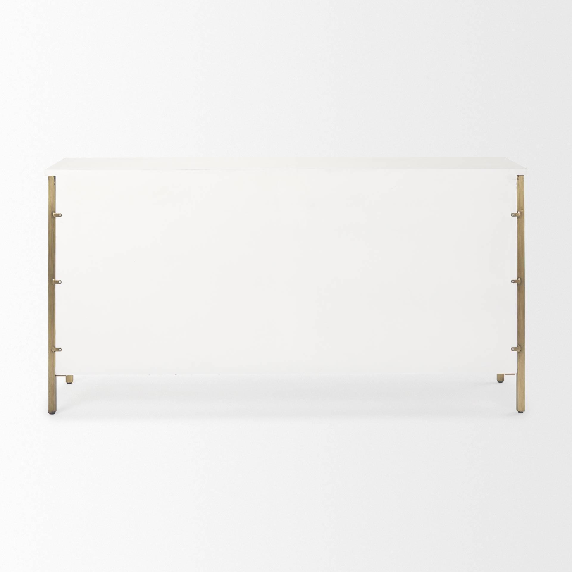 Mercana Savannah Sideboard - White/Gold, Manufactured Wood