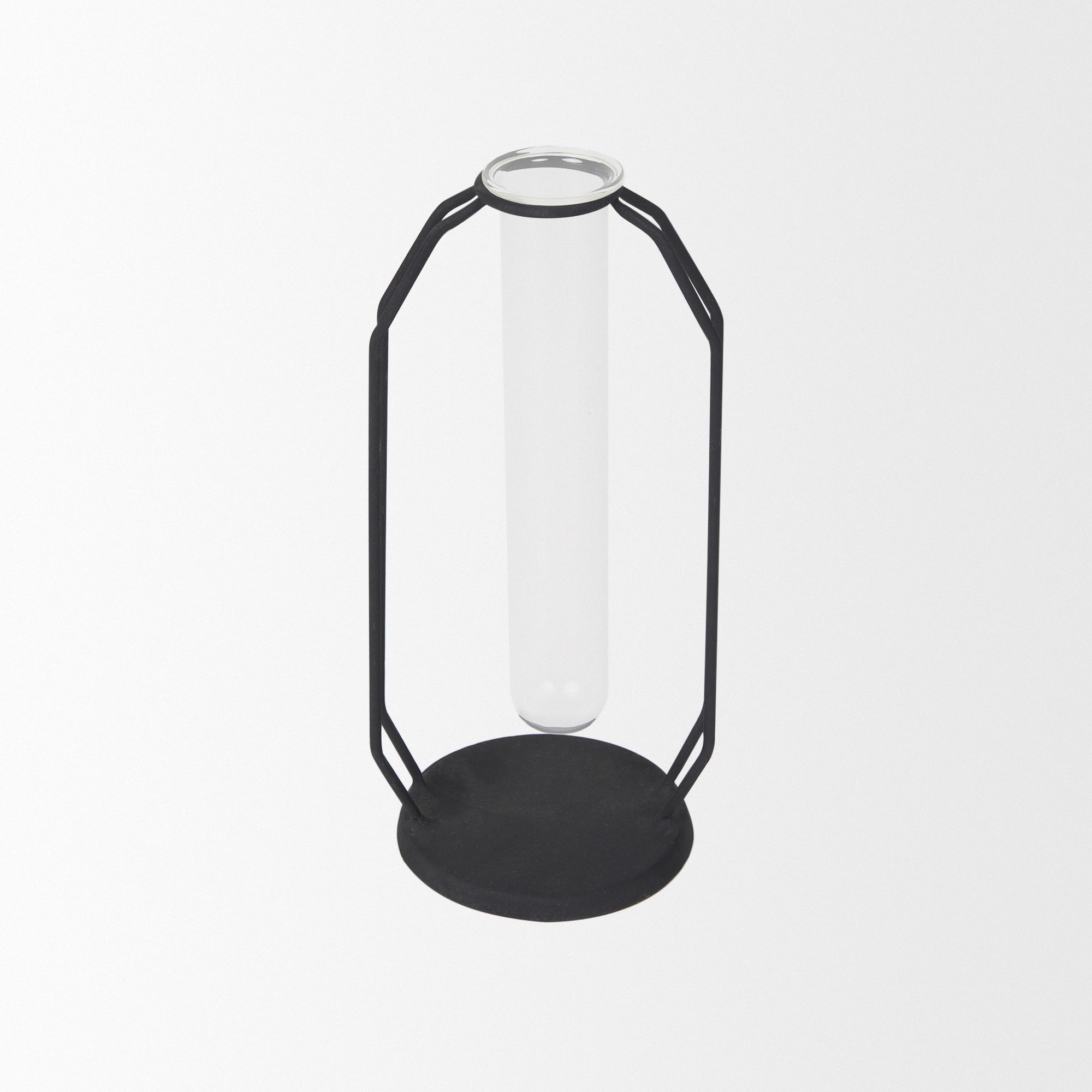 Mercana Aria Metal and Glass Decorative Accent - Black