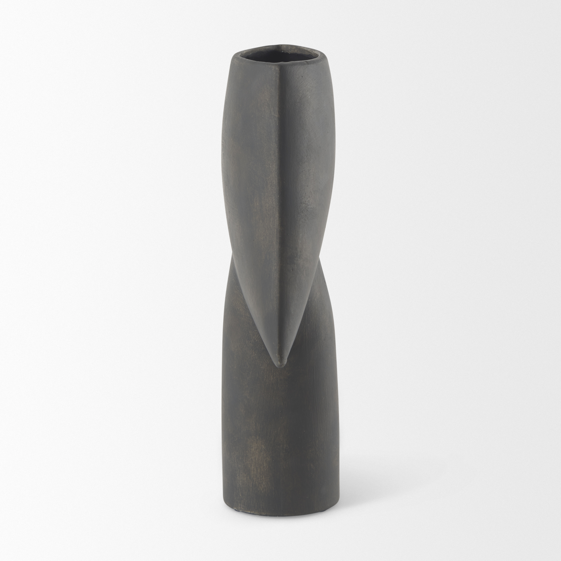 Mercana Rylee Vase - Dark Brown, H13"