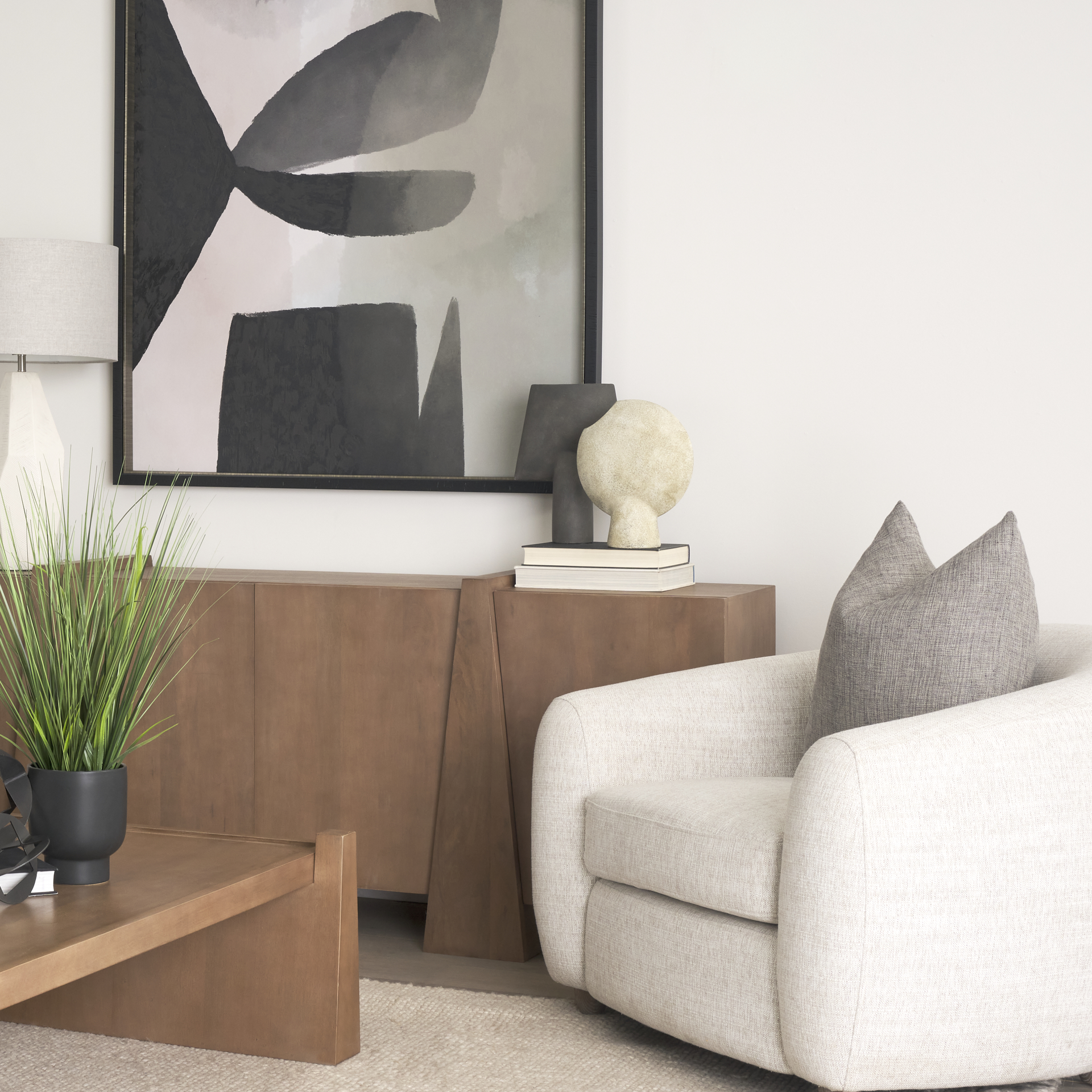 Mercana Rylee Vase - Dark Brown, H13"