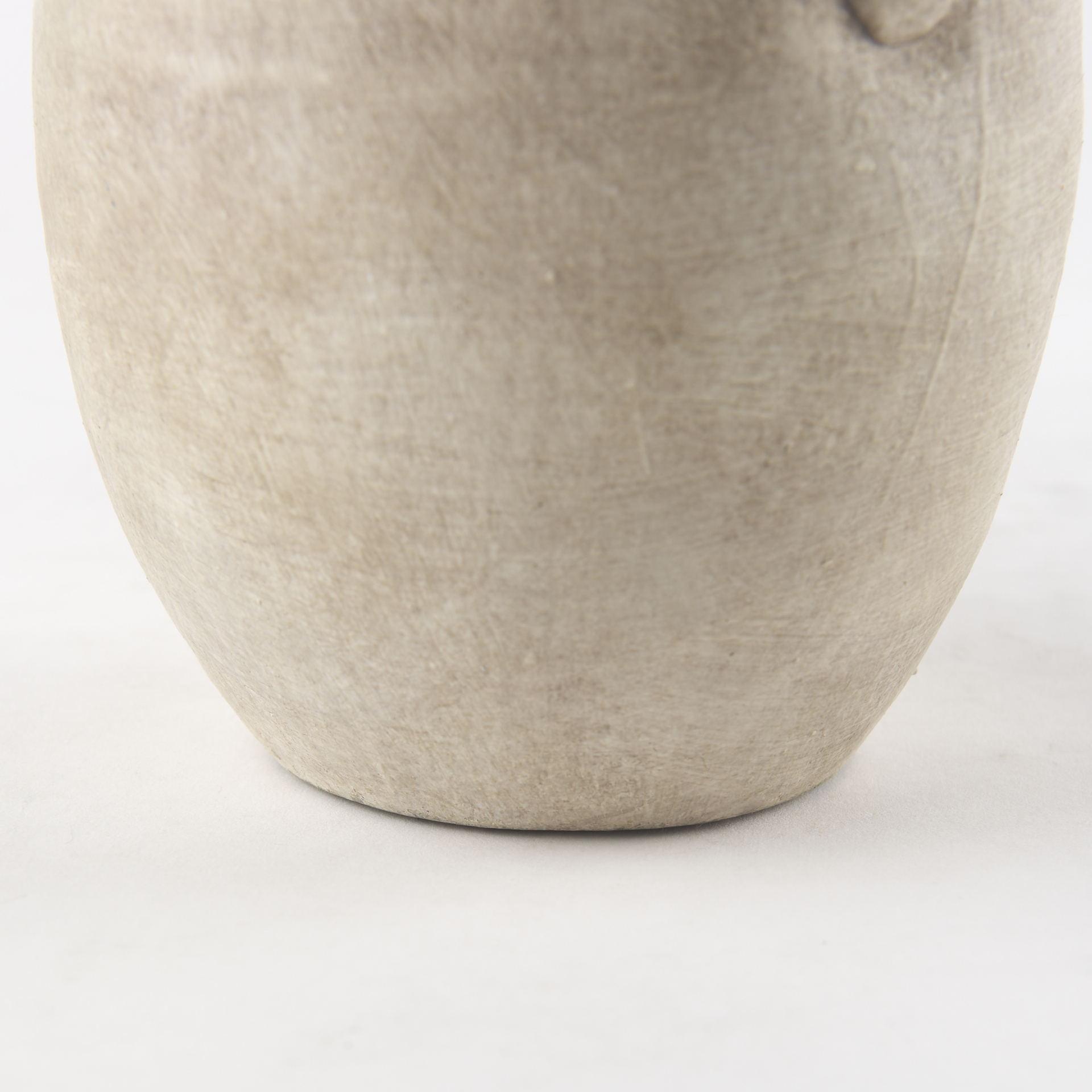 Mercana Zenni Vase - Beige, H9"