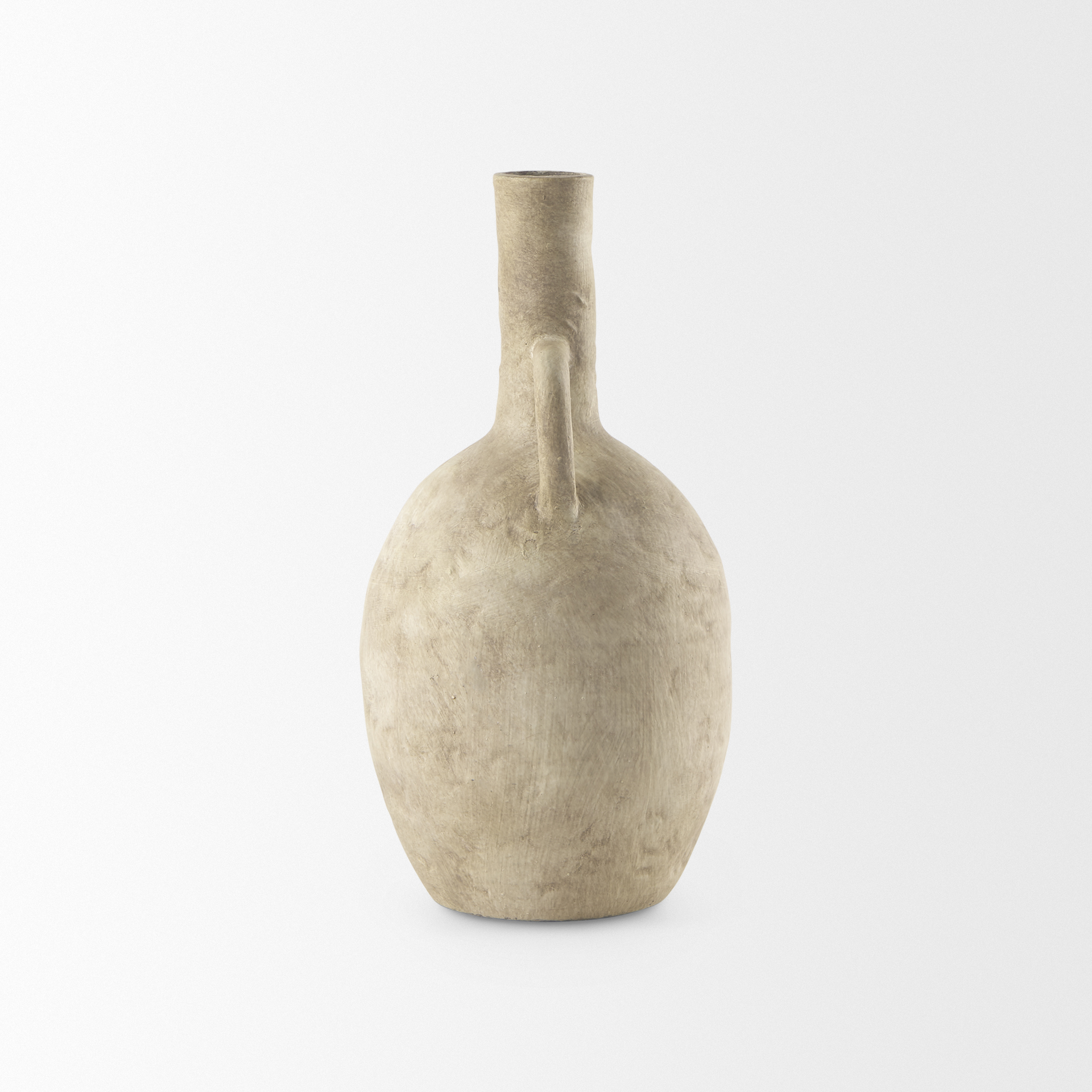 Mercana Zenni Vase - Beige, H12"