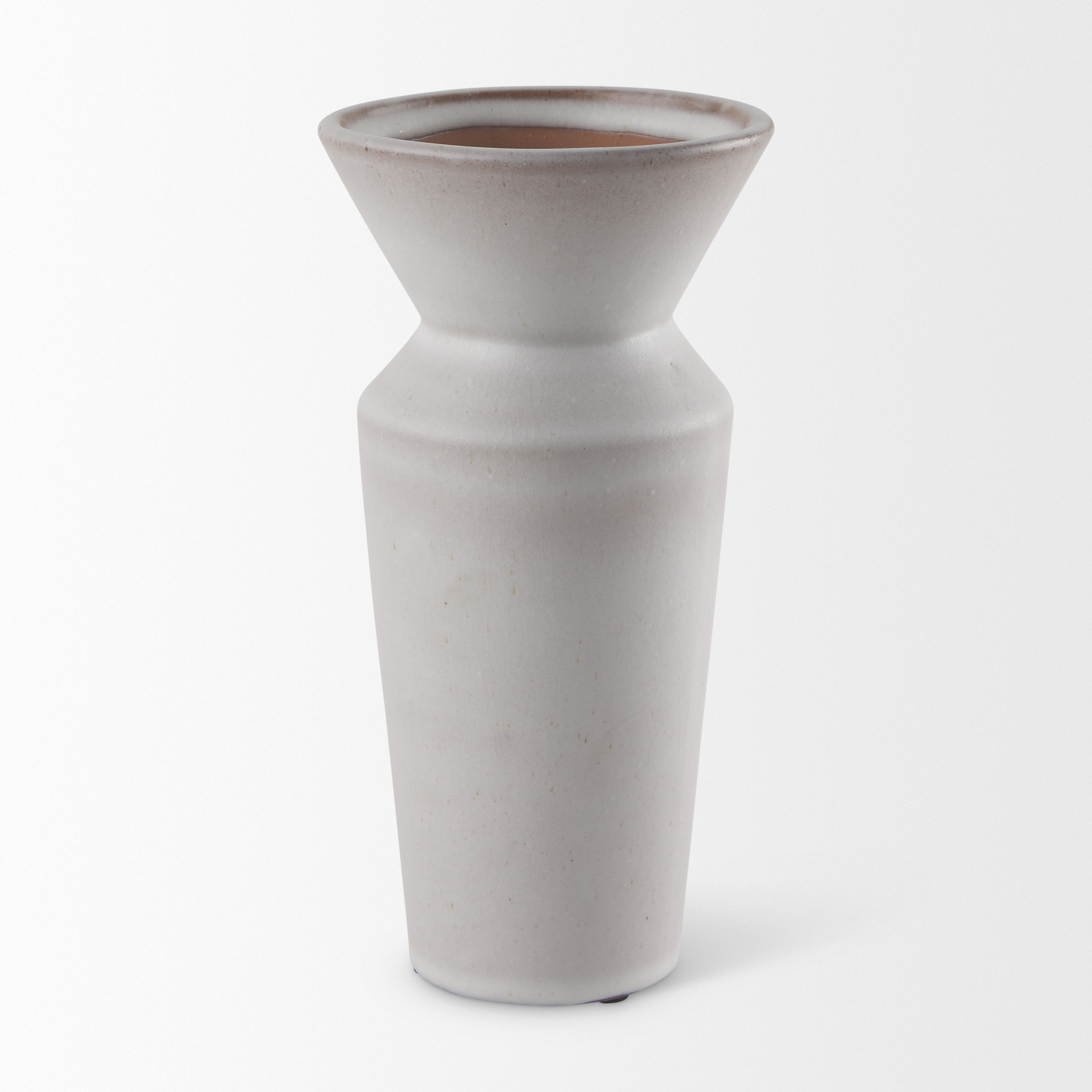 Mercana - Esme Vase in Cream, Ceramic