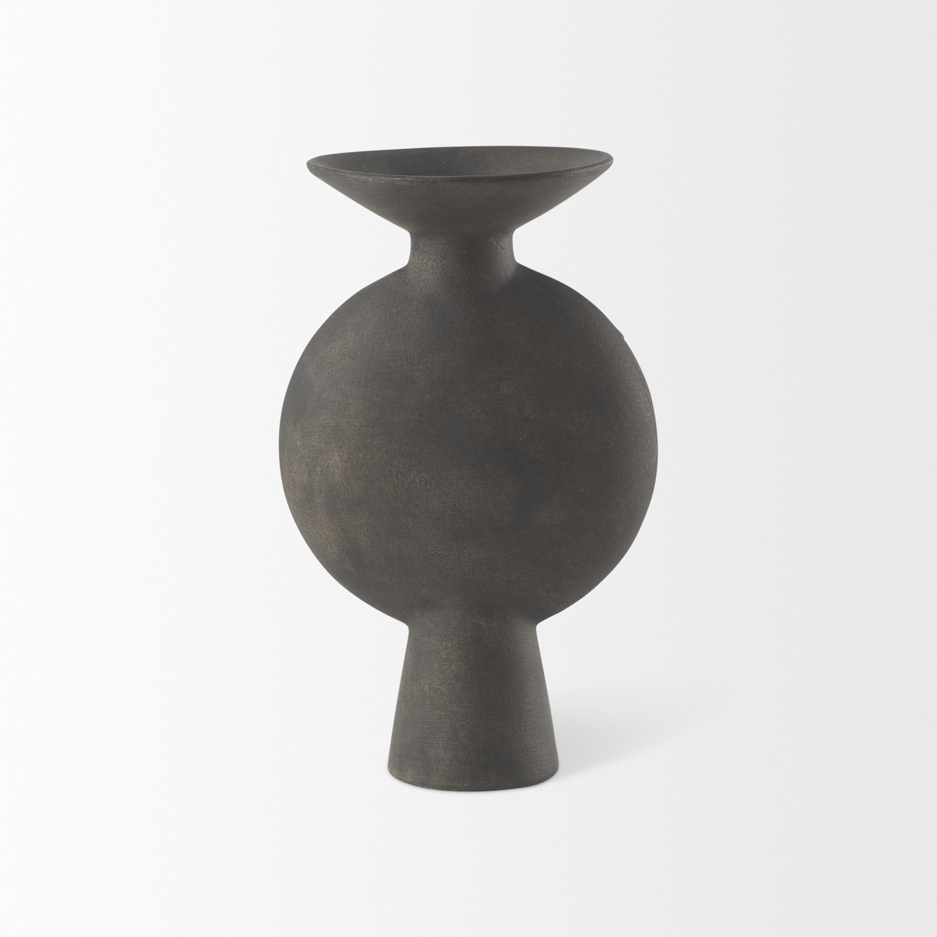 Mercana Kaz Vase - Brown, H11"