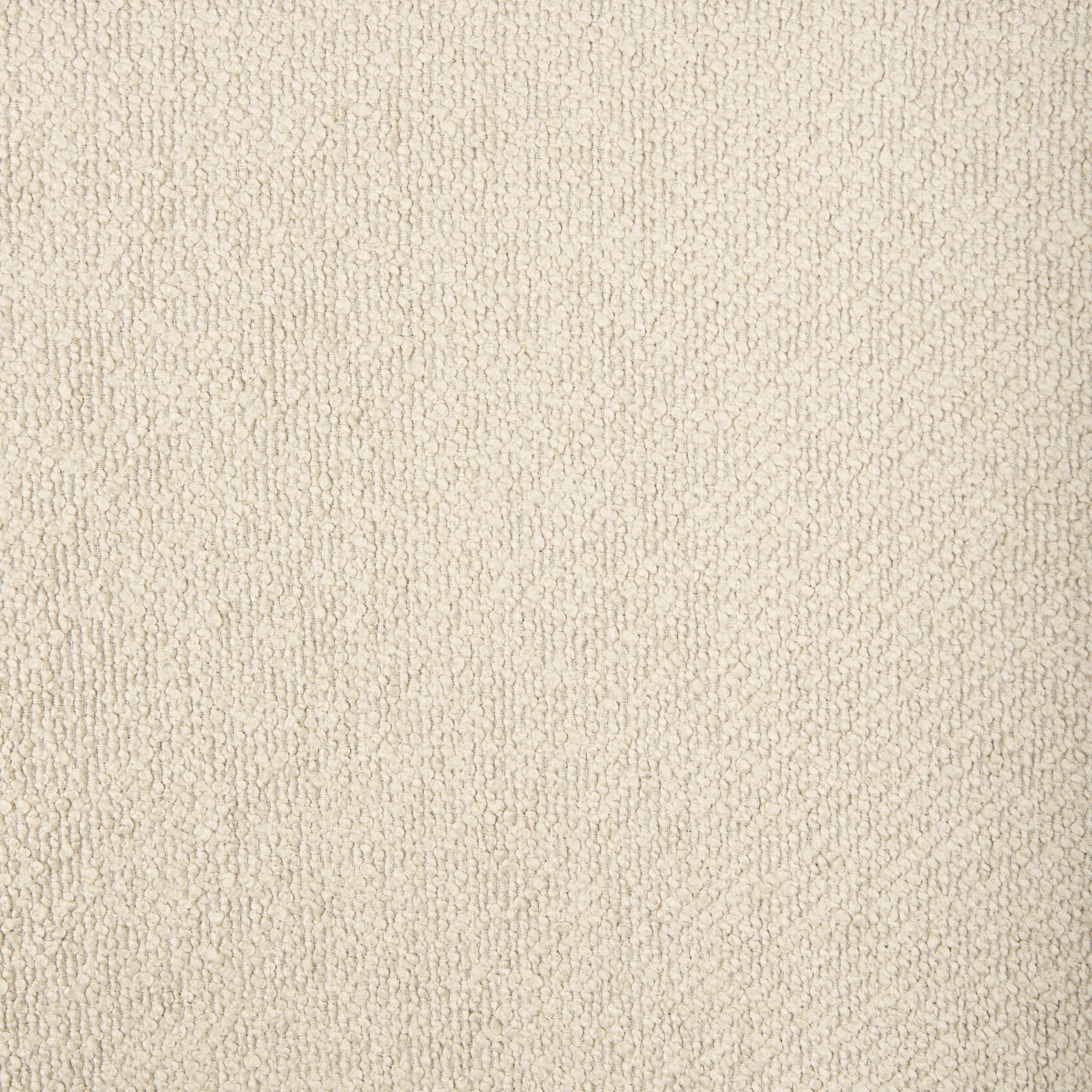 Mercana Westan Accent Chair with Light Brown Wood Legs - Cream, Boucle