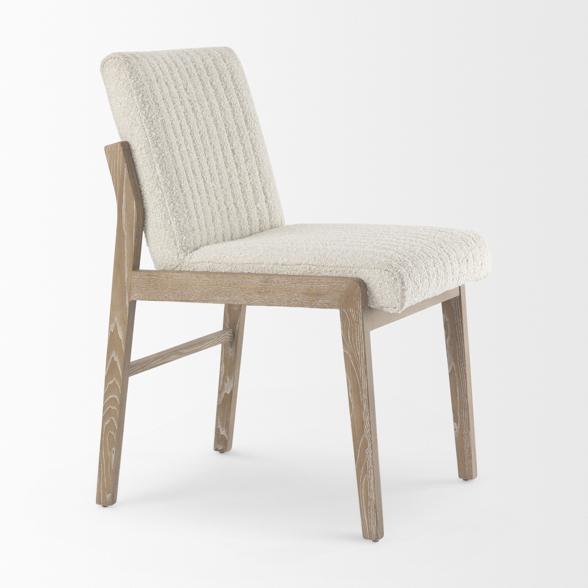 Mercana Tahoe Dining Chair - Brown/White, Wood