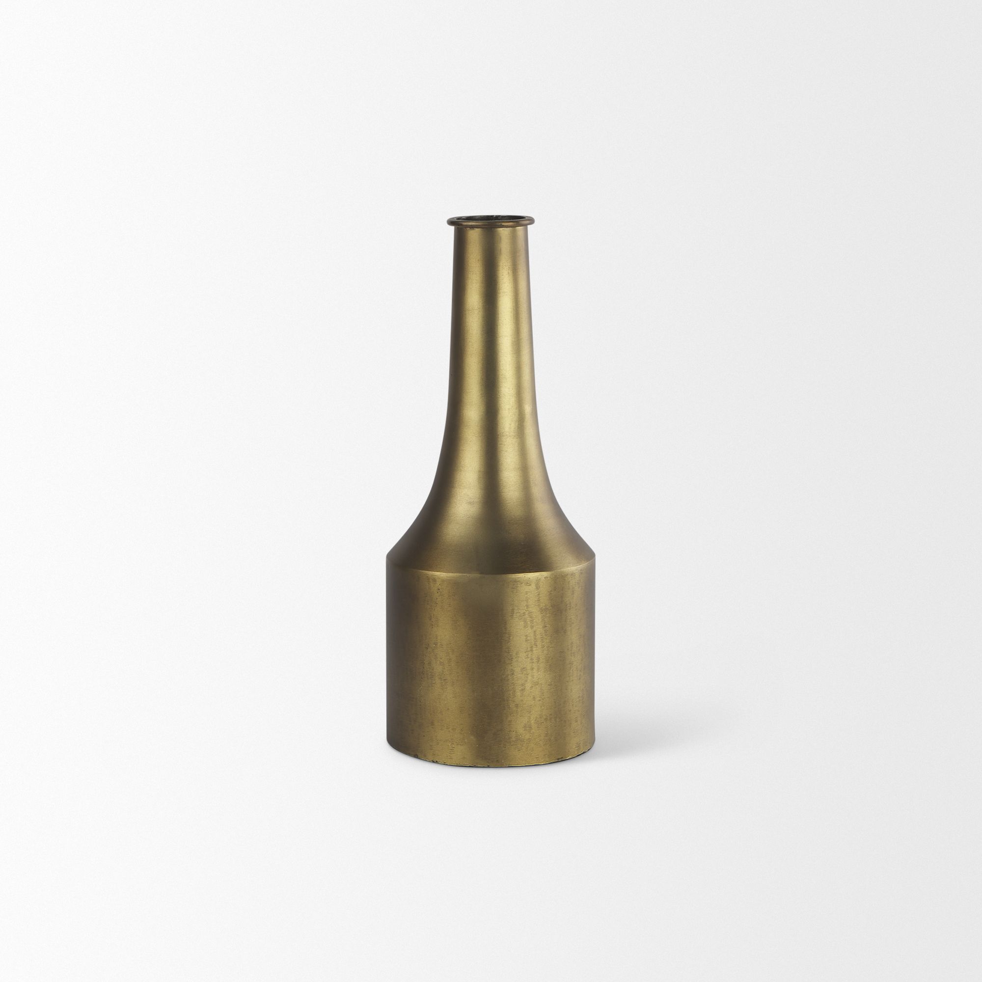 Mercana Aubrey Small Iron Flower Jug Vase - Gold