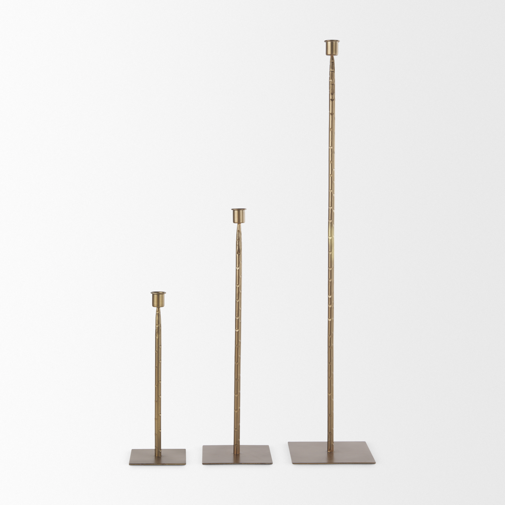 Mercana Porter Candle Holder - Gold, H30"