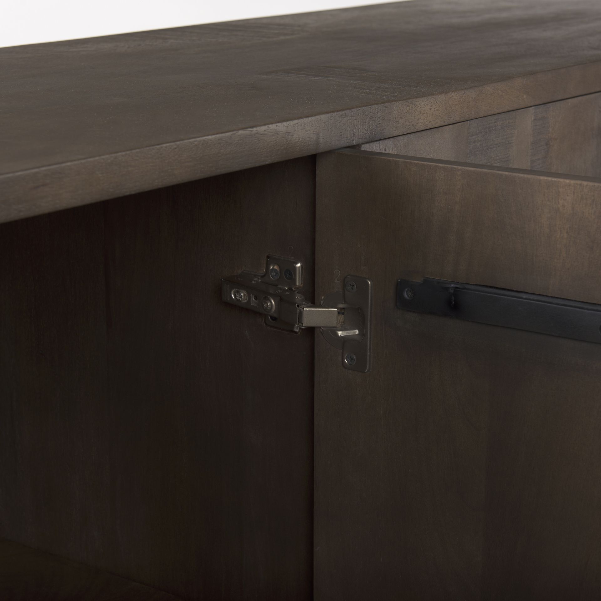 Mercana - West Sideboard in Brown, Solid Wood