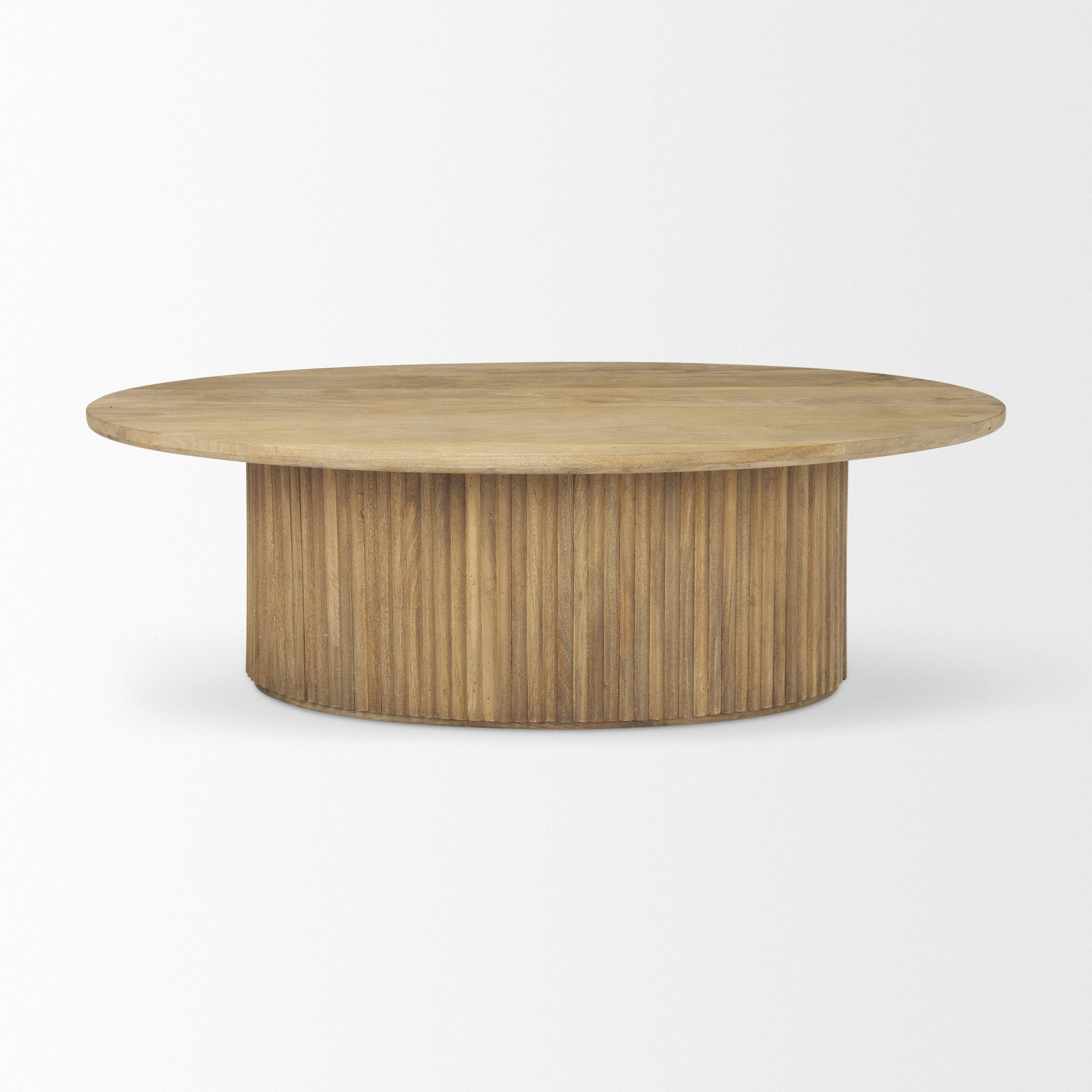 Mercana Terra Oval Coffee Table - Light Brown, Wood