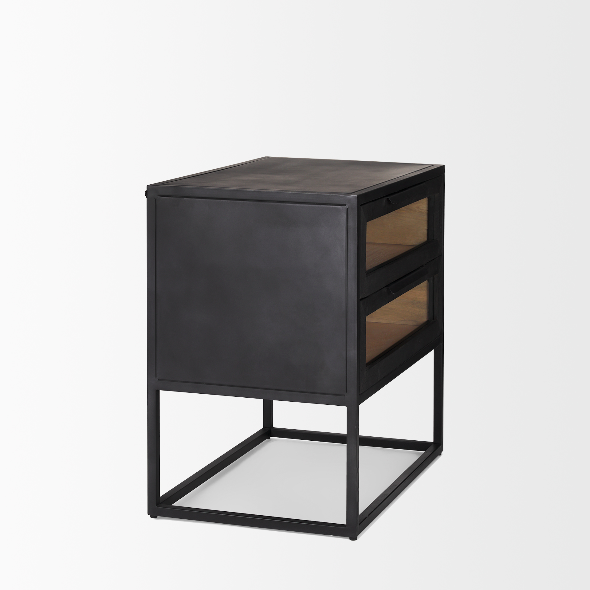 Mercana - Sloan End Table in Black, Metal
