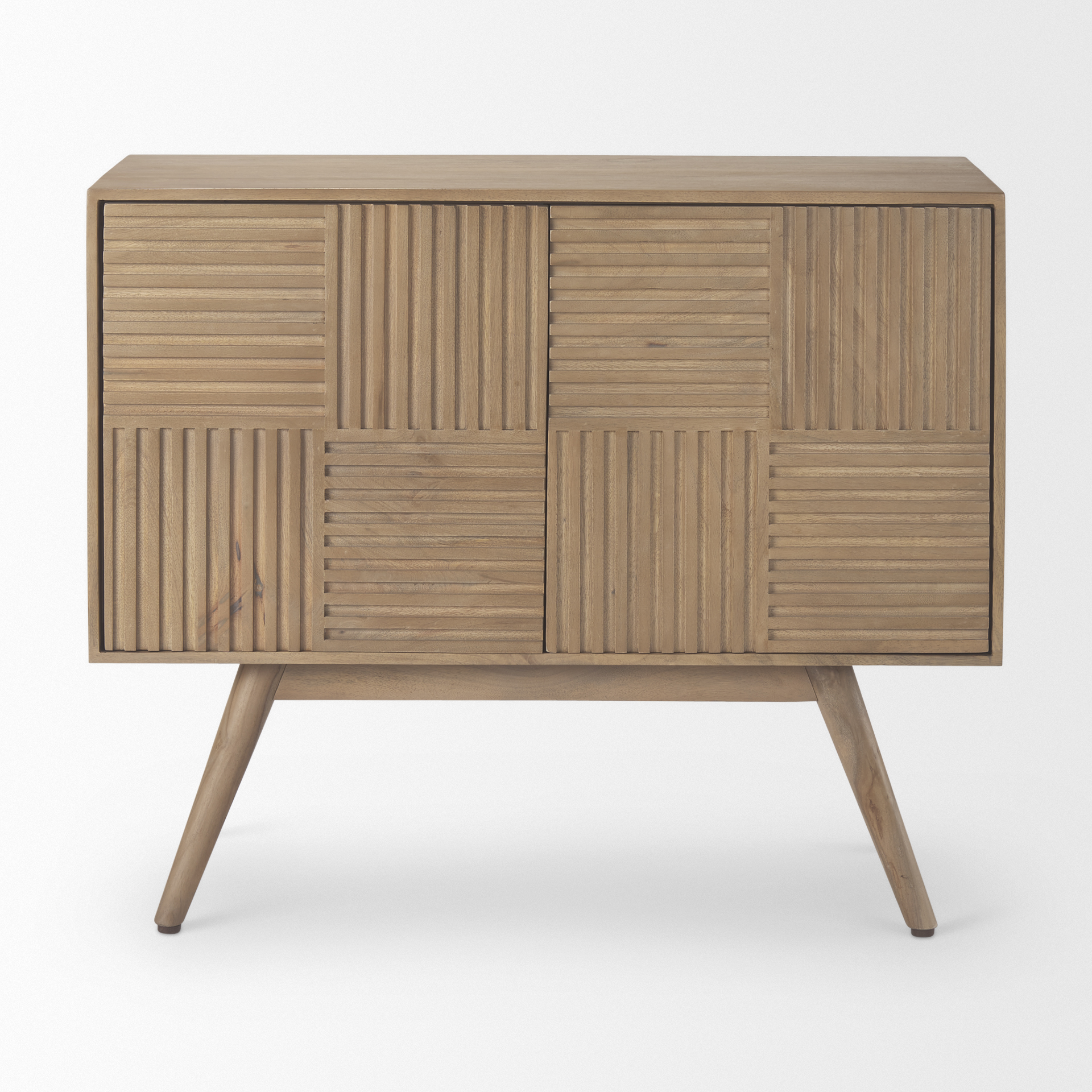 Mercana - Sable Accent Cabinet in Brown, Solid Wood