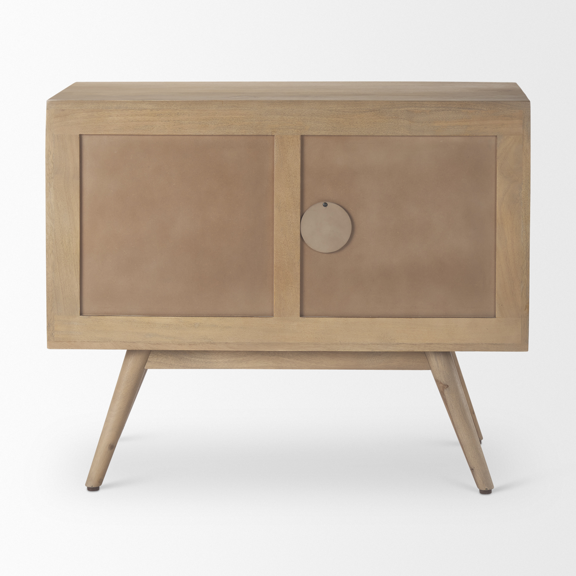 Mercana - Sable Accent Cabinet in Brown, Solid Wood