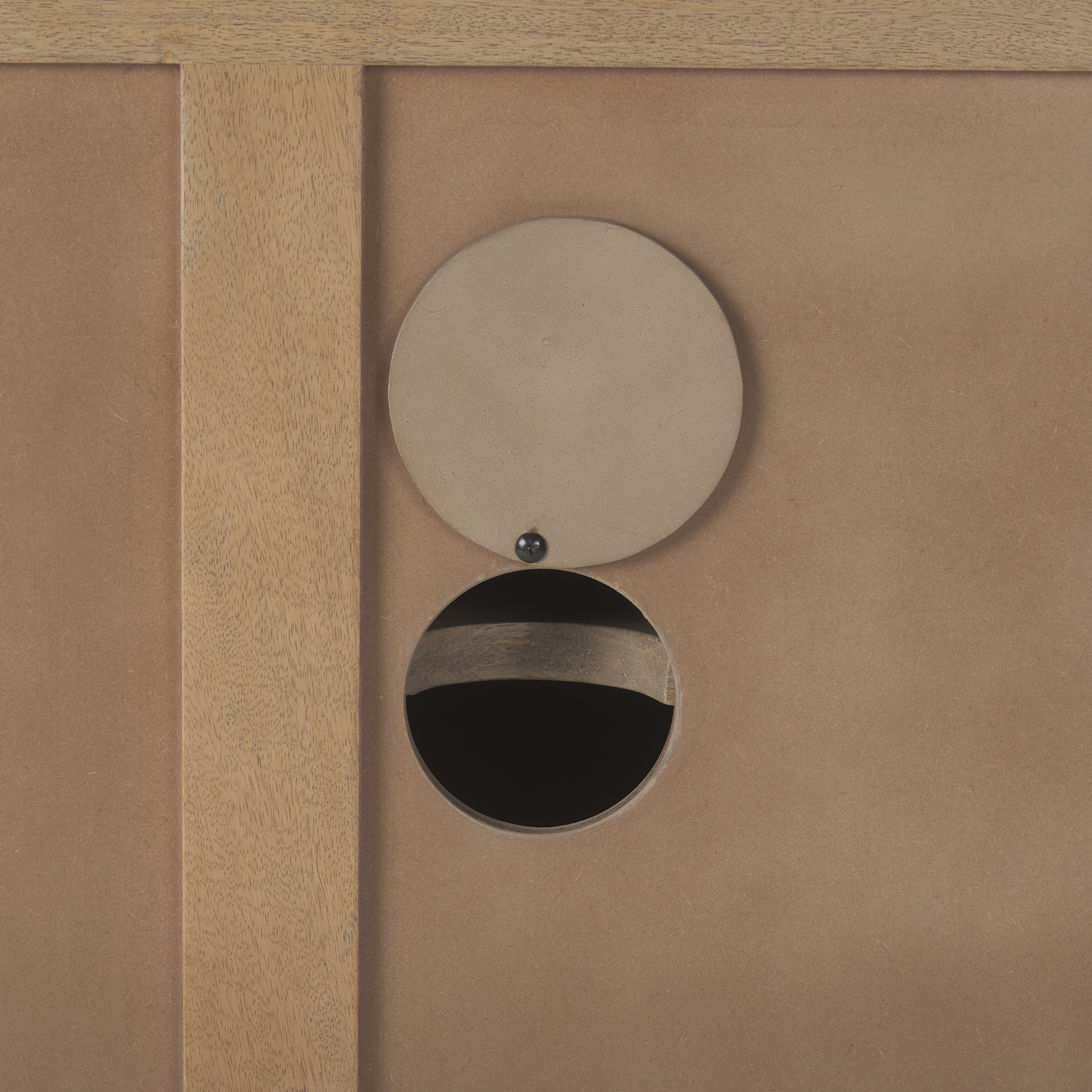 Mercana - Sable Accent Cabinet in Brown, Solid Wood
