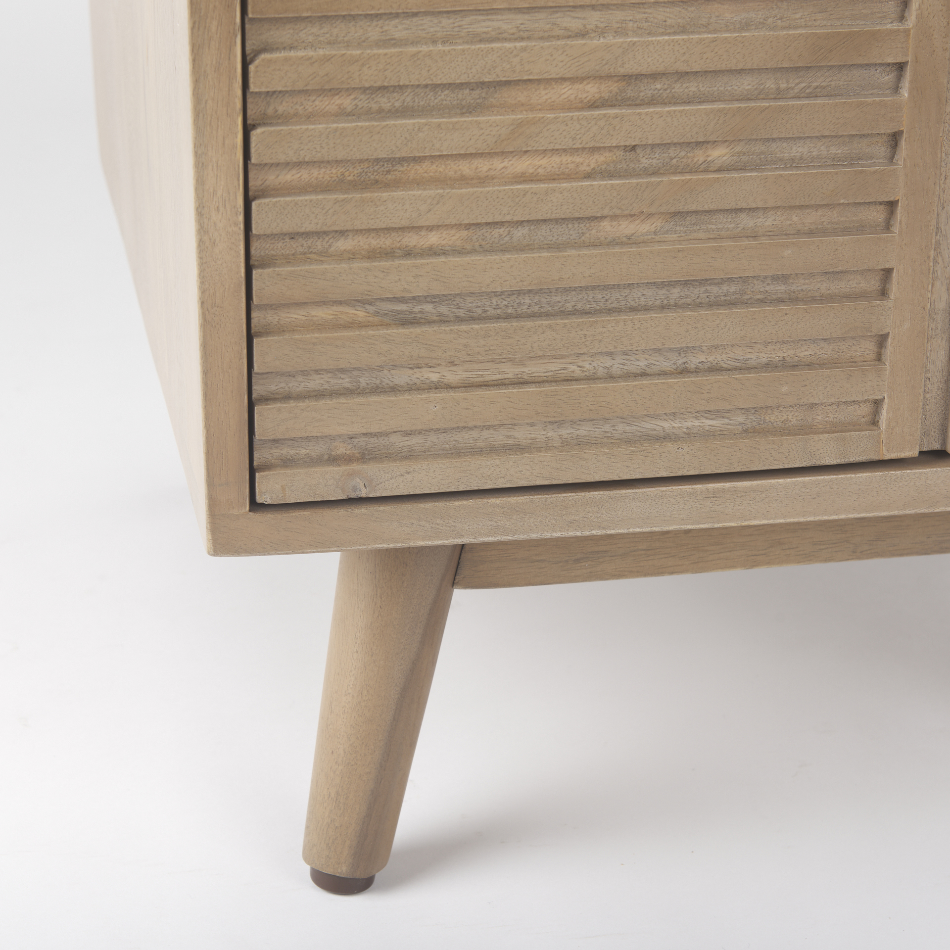 Mercana - Sable End Table in Brown, Solid Wood