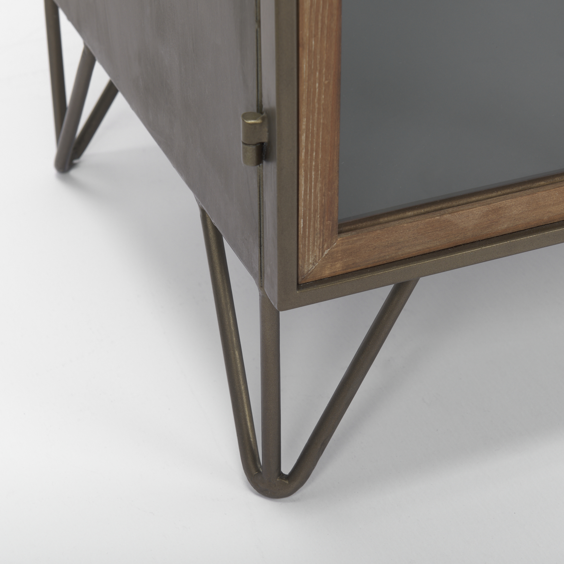 Mercana - Pandora Accent Cabinet in Brown, Iron