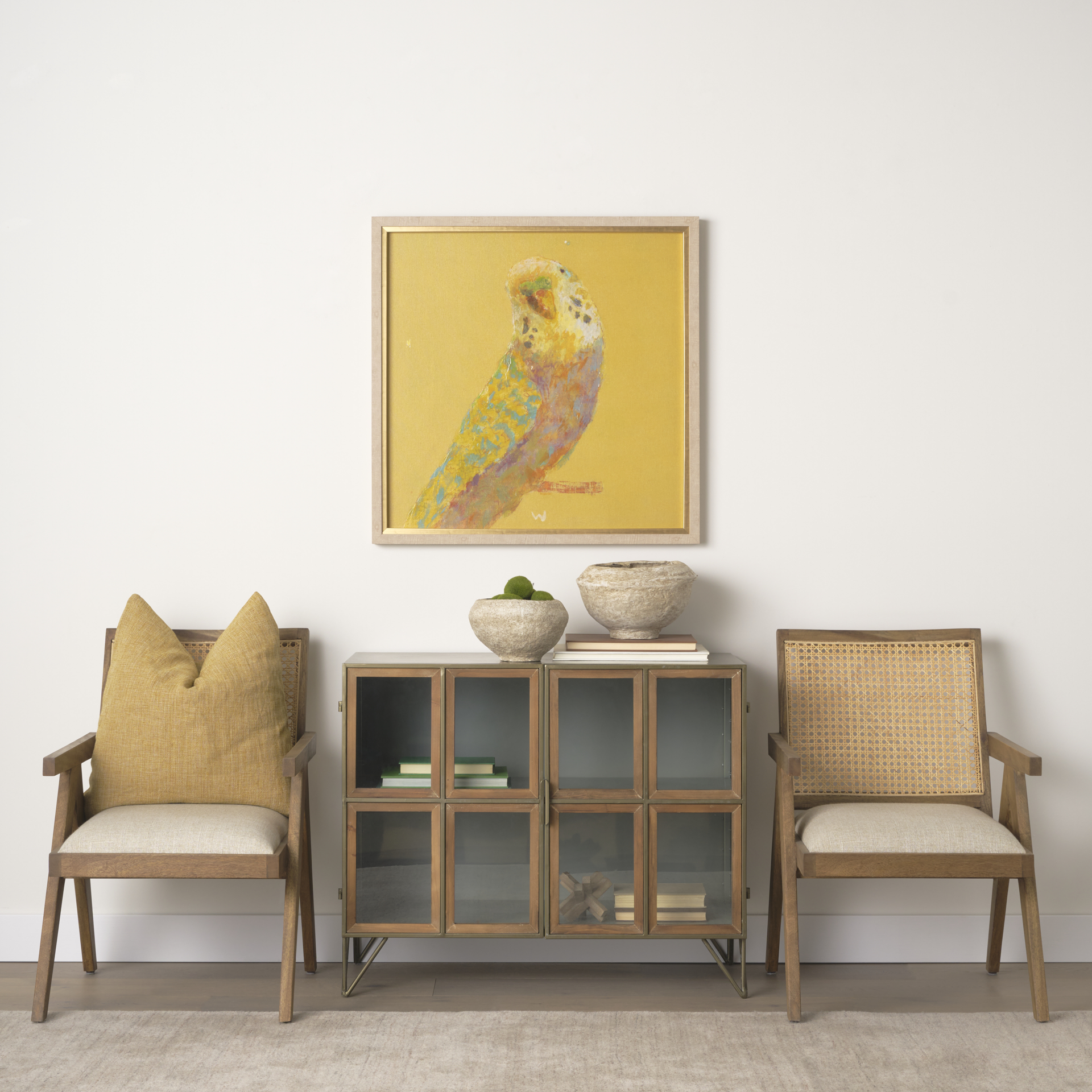 Mercana - Pandora Accent Cabinet in Brown, Iron
