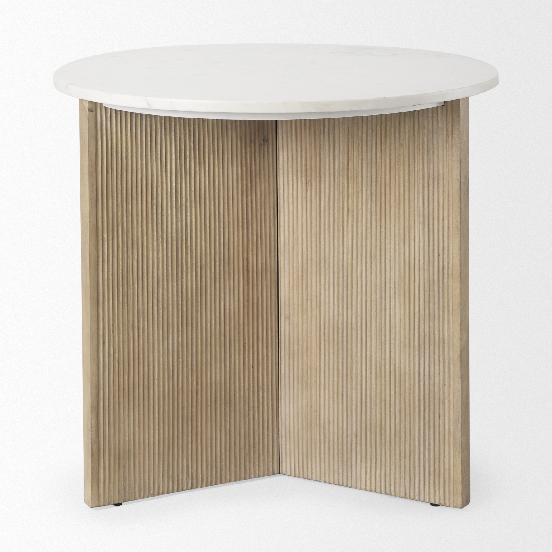 Mercana Enzo Accent Table - Light Brown, Wood