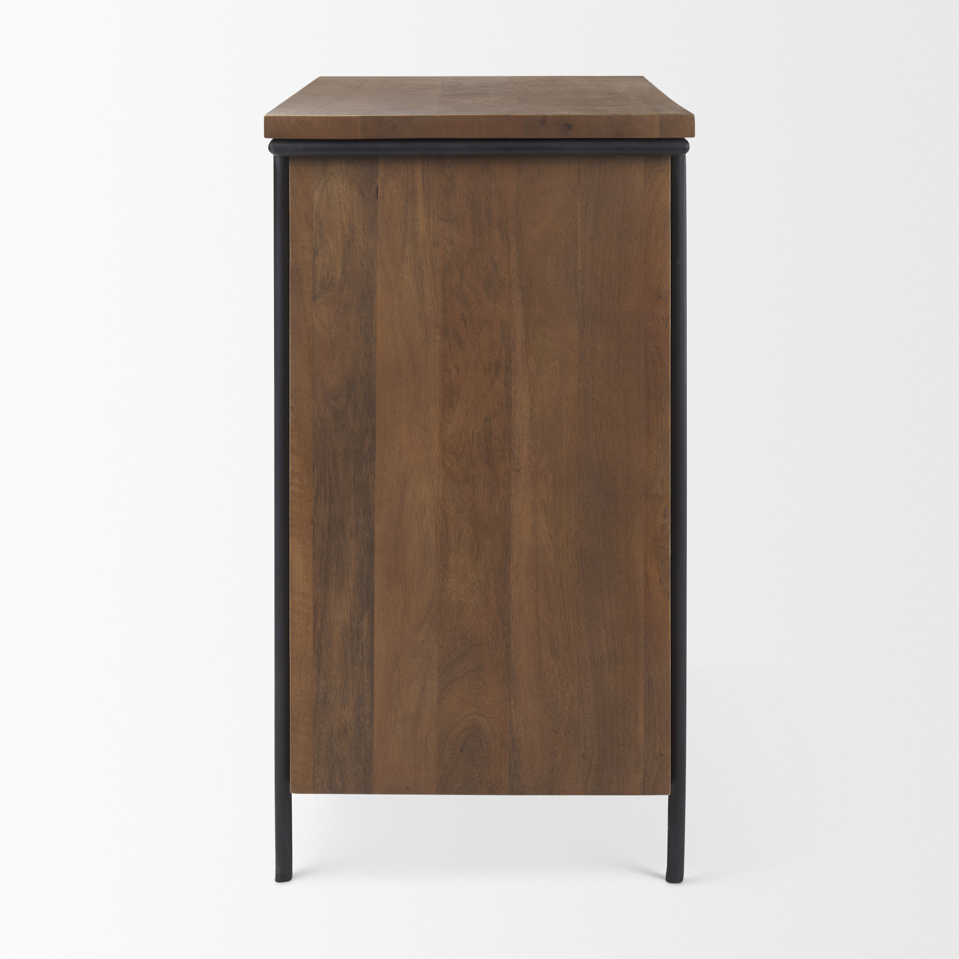 Mercana - Maddox Accent Cabinet in Brown, Iron/Wood
