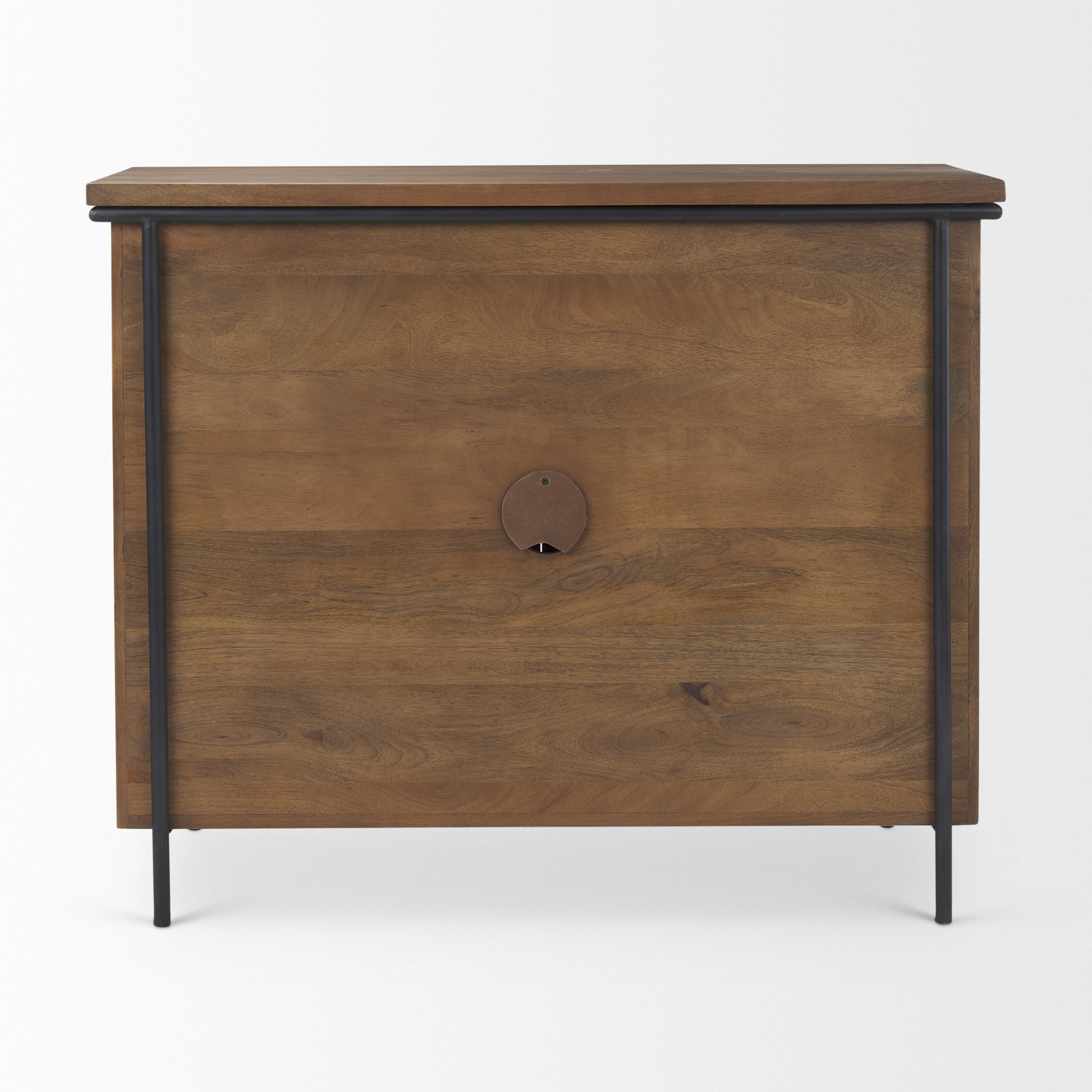 Mercana - Maddox Accent Cabinet in Brown, Iron/Wood