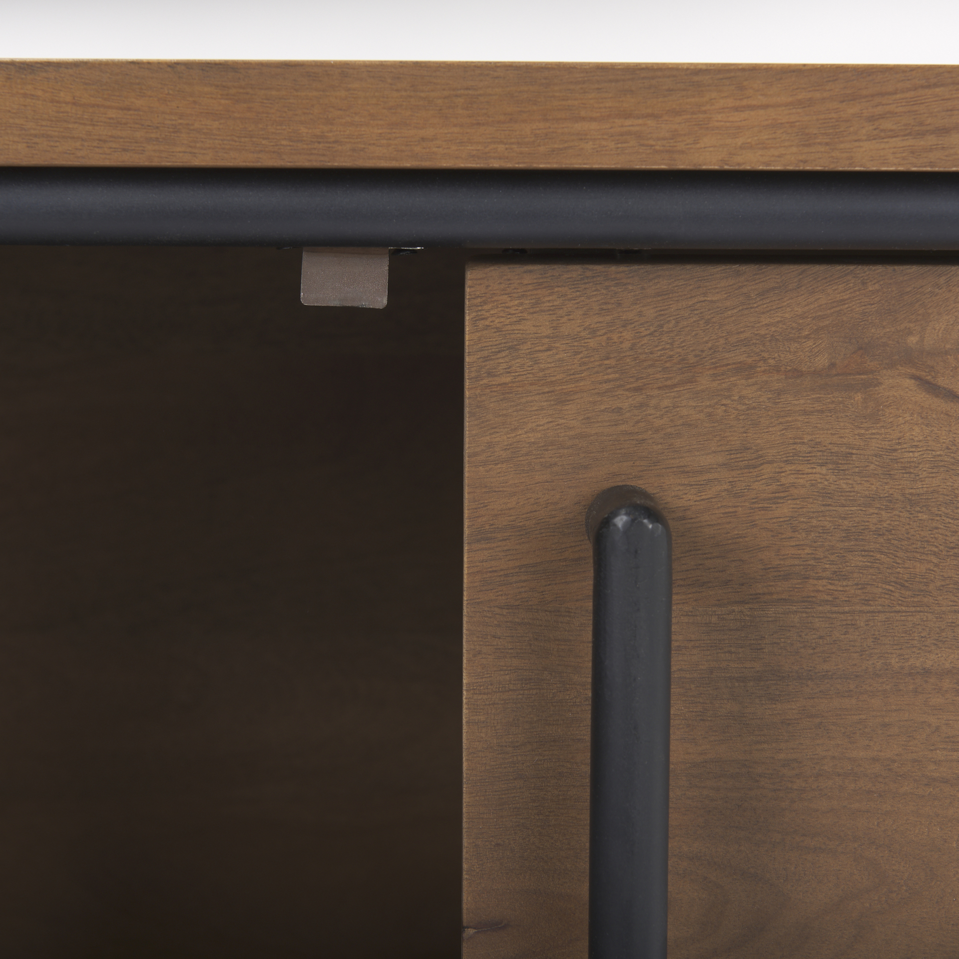 Mercana - Maddox Accent Cabinet in Brown, Iron/Wood