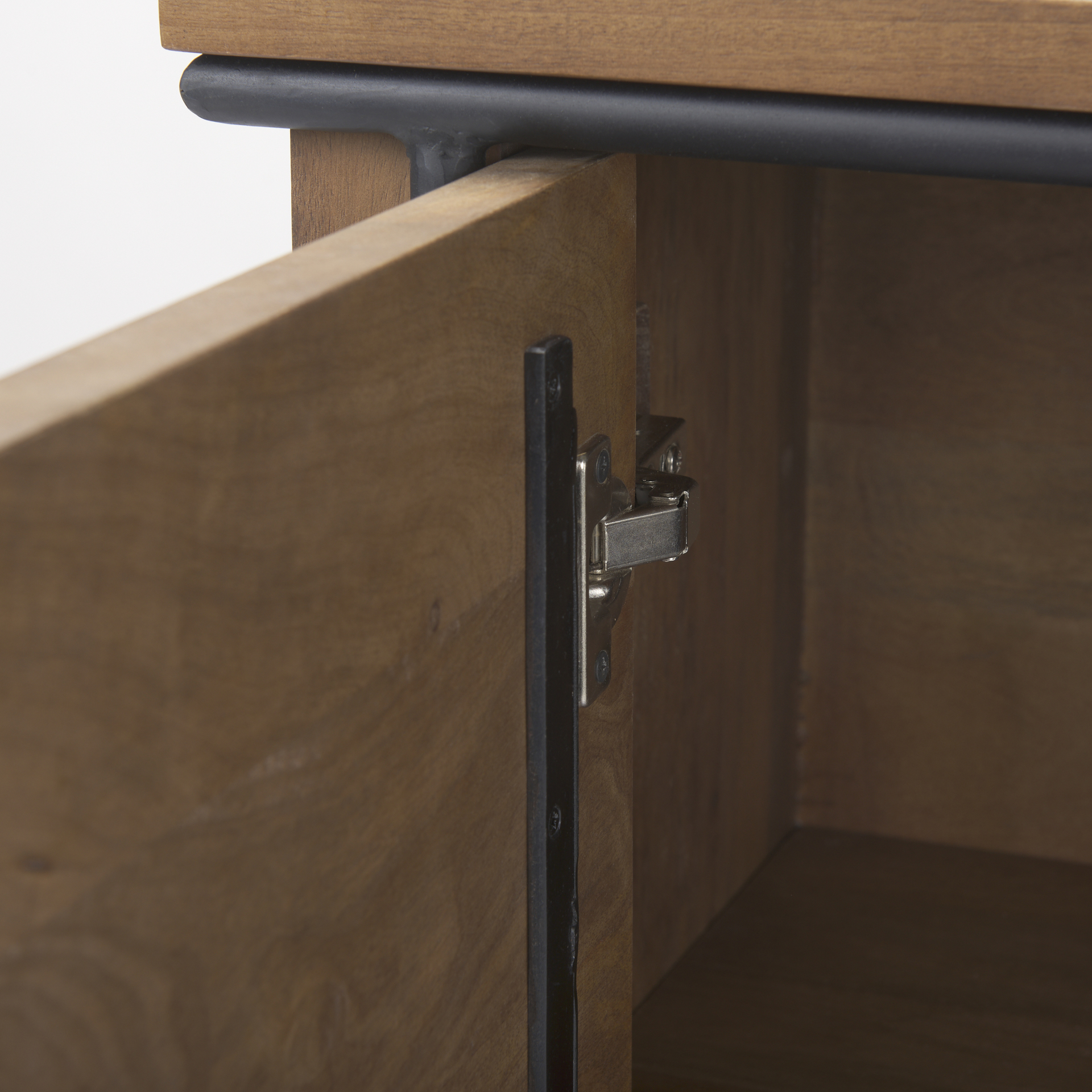 Mercana - Maddox Accent Cabinet in Brown, Iron/Wood