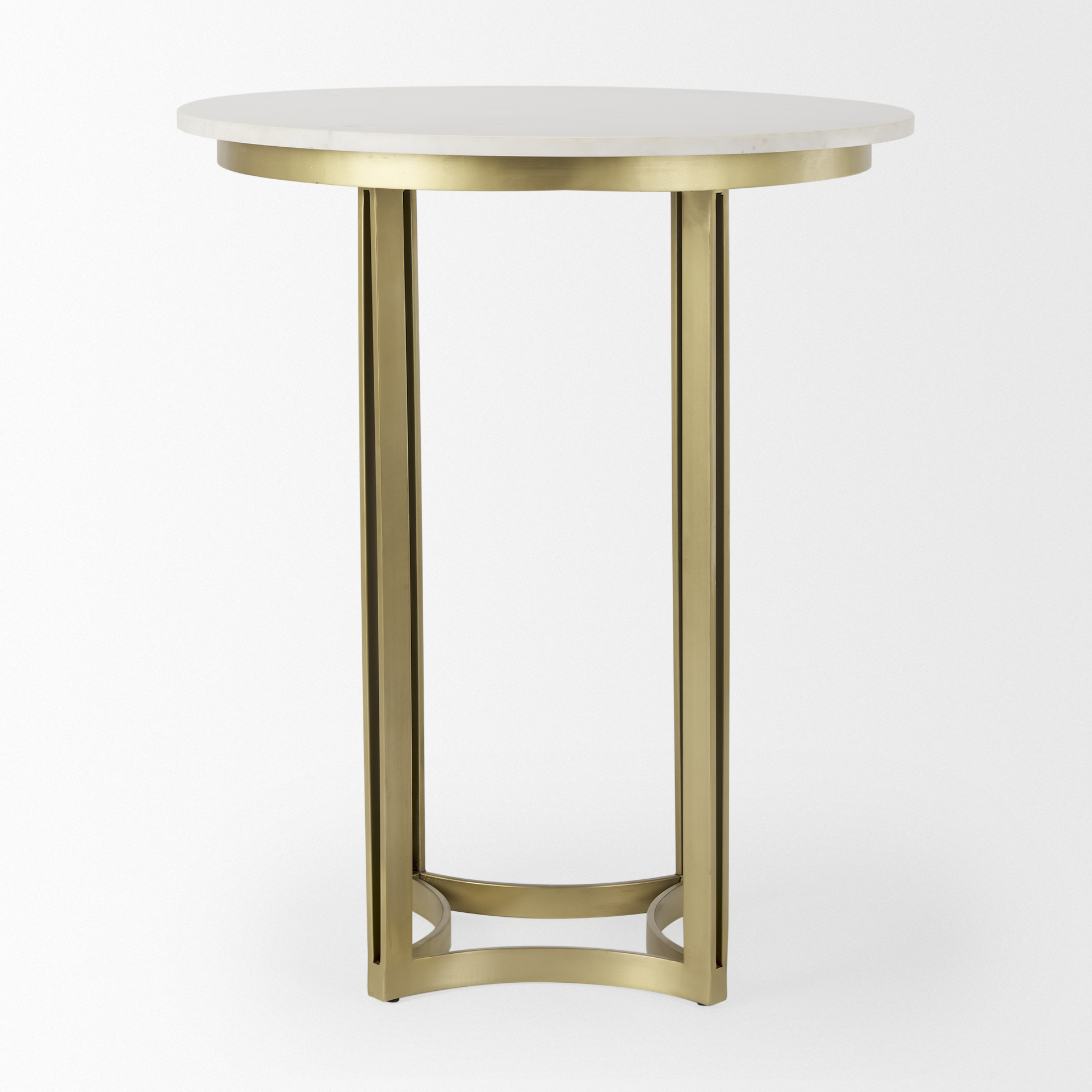 Mercana Tanner Bistro Table - Gold, Metal