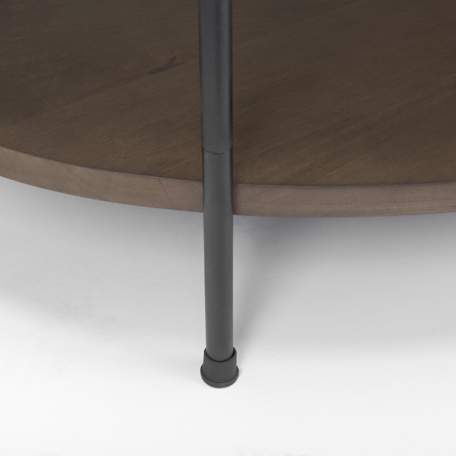 Mercana Larkin Oval Coffee Table - White, Wood