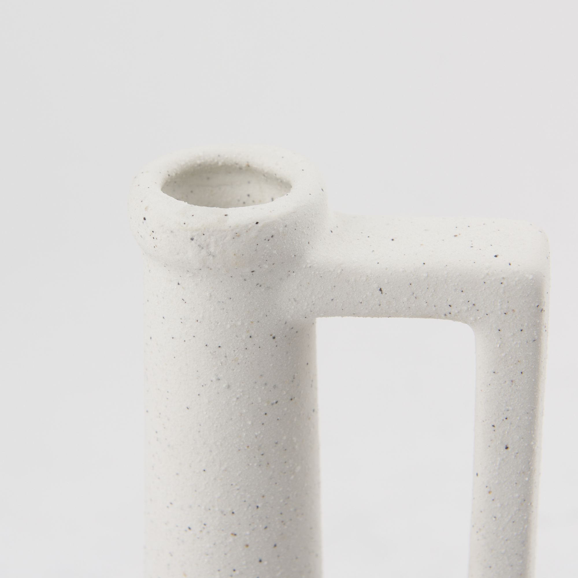 Mercana Burton Small Ceramic Jug Vase - White
