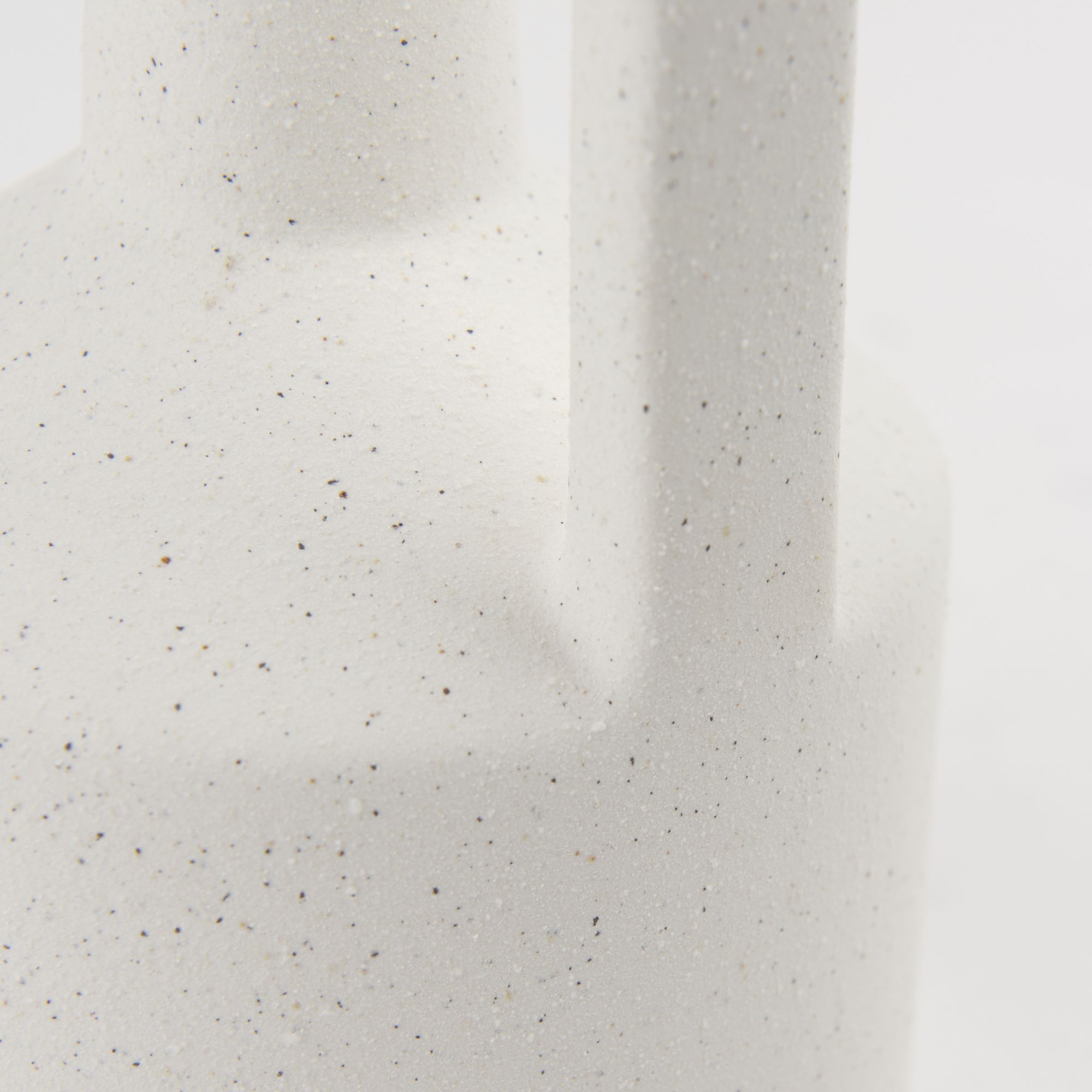 Mercana Burton Small Ceramic Jug Vase - White