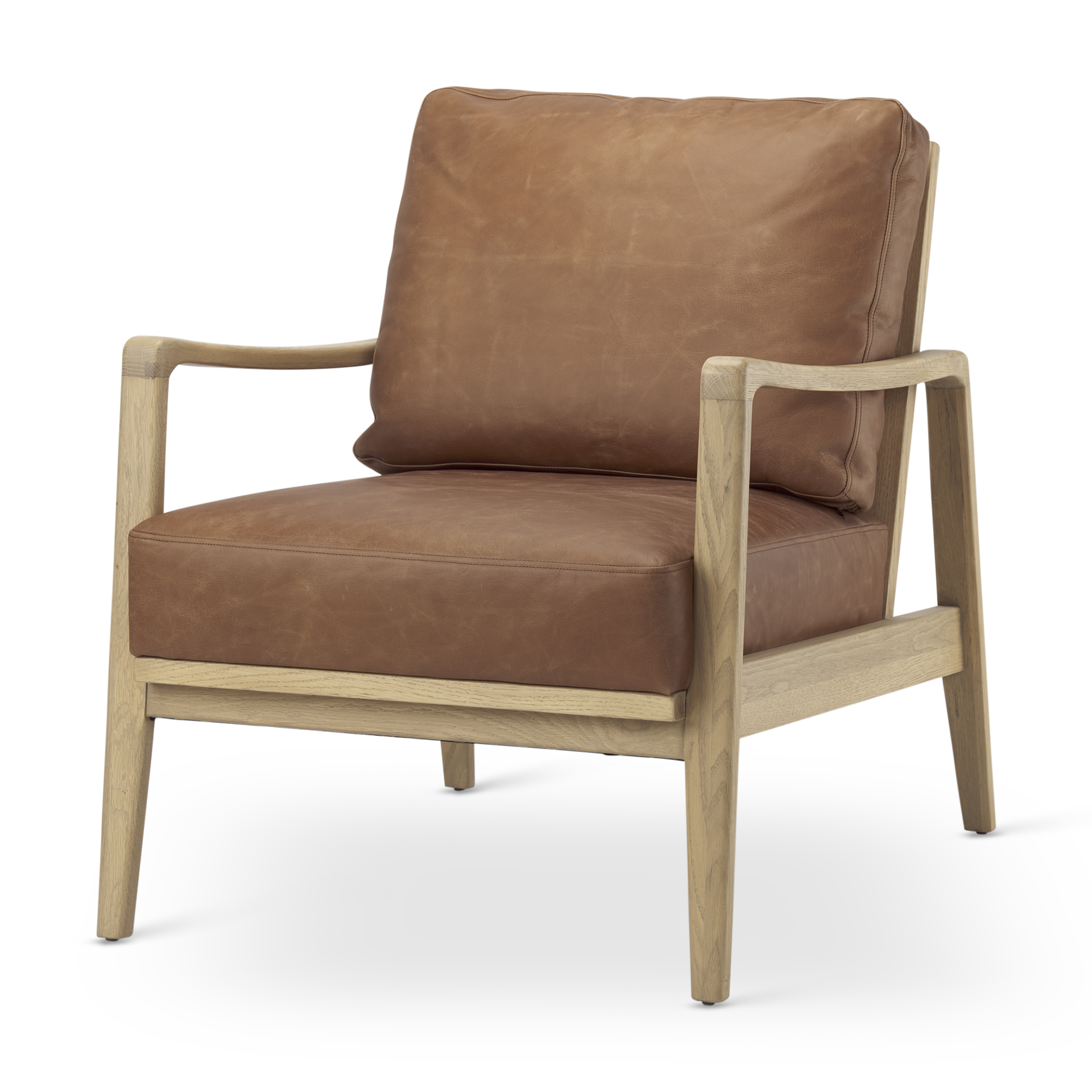 Mercana Raeleigh Leather Accent Chair
