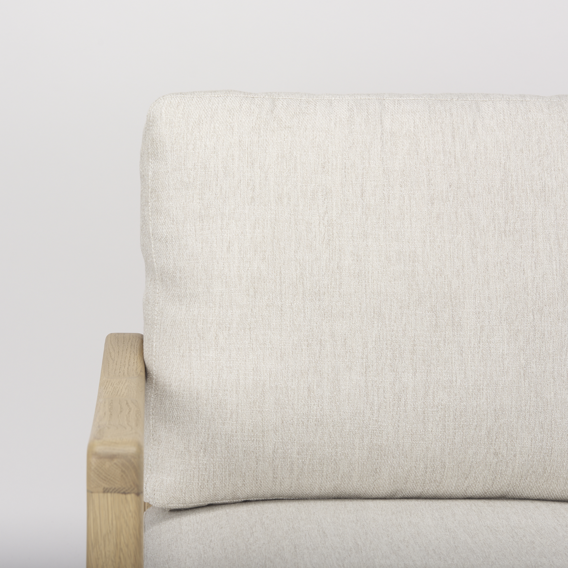 Mercana Raeleigh Upholstered Accent Chair - Cream, Fabric