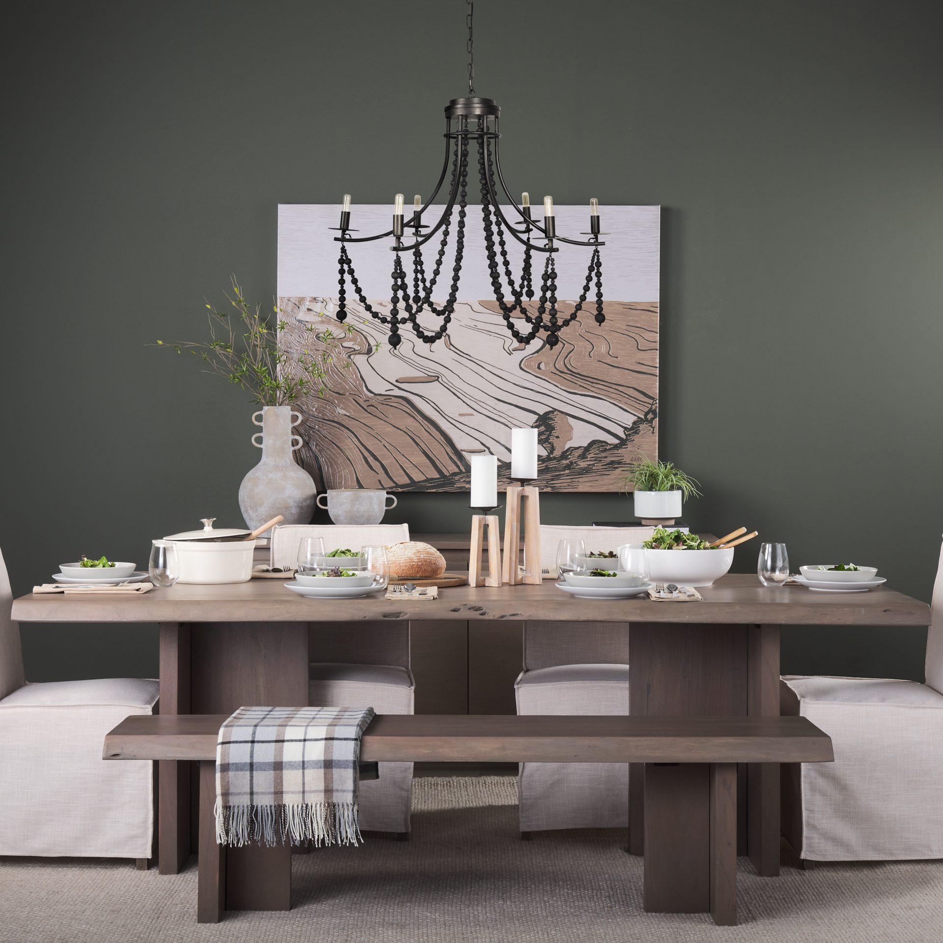Mercana Selma Chandelier - Black
