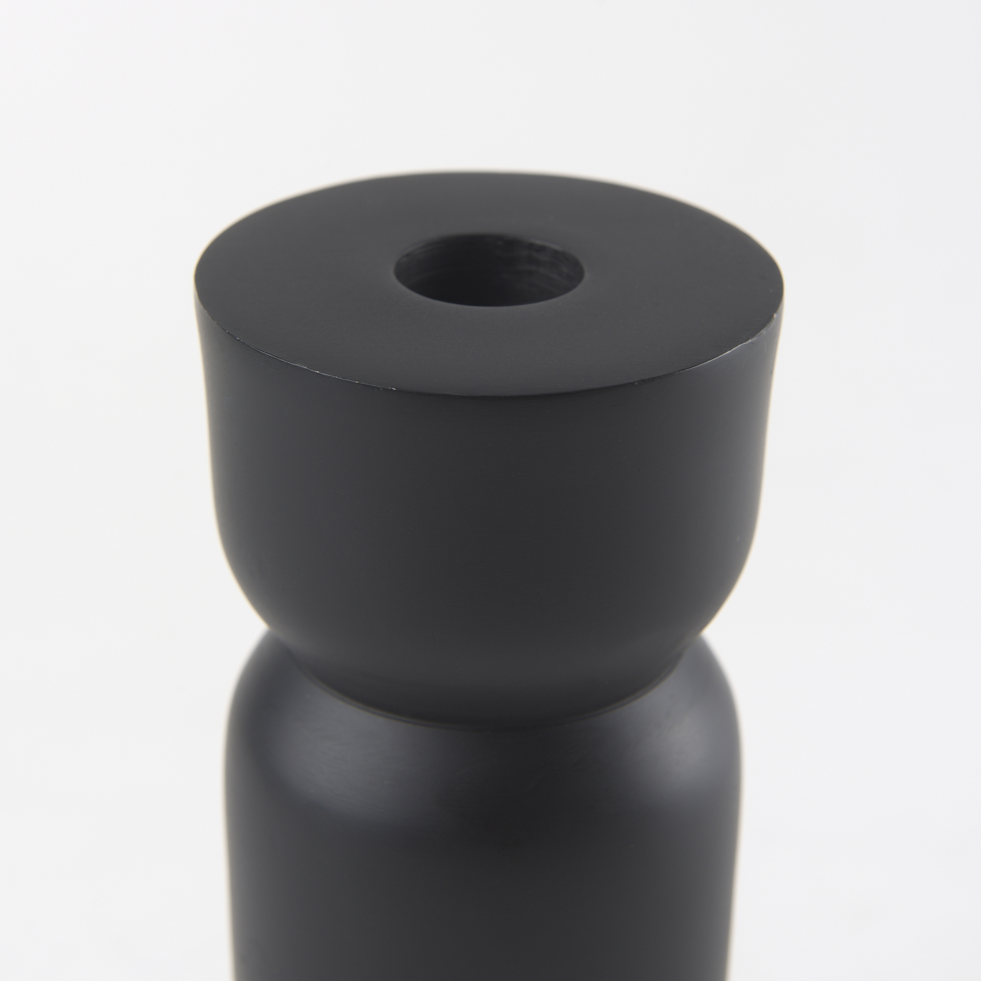 Mercana Malta Candle Holder - Black, H7,5"