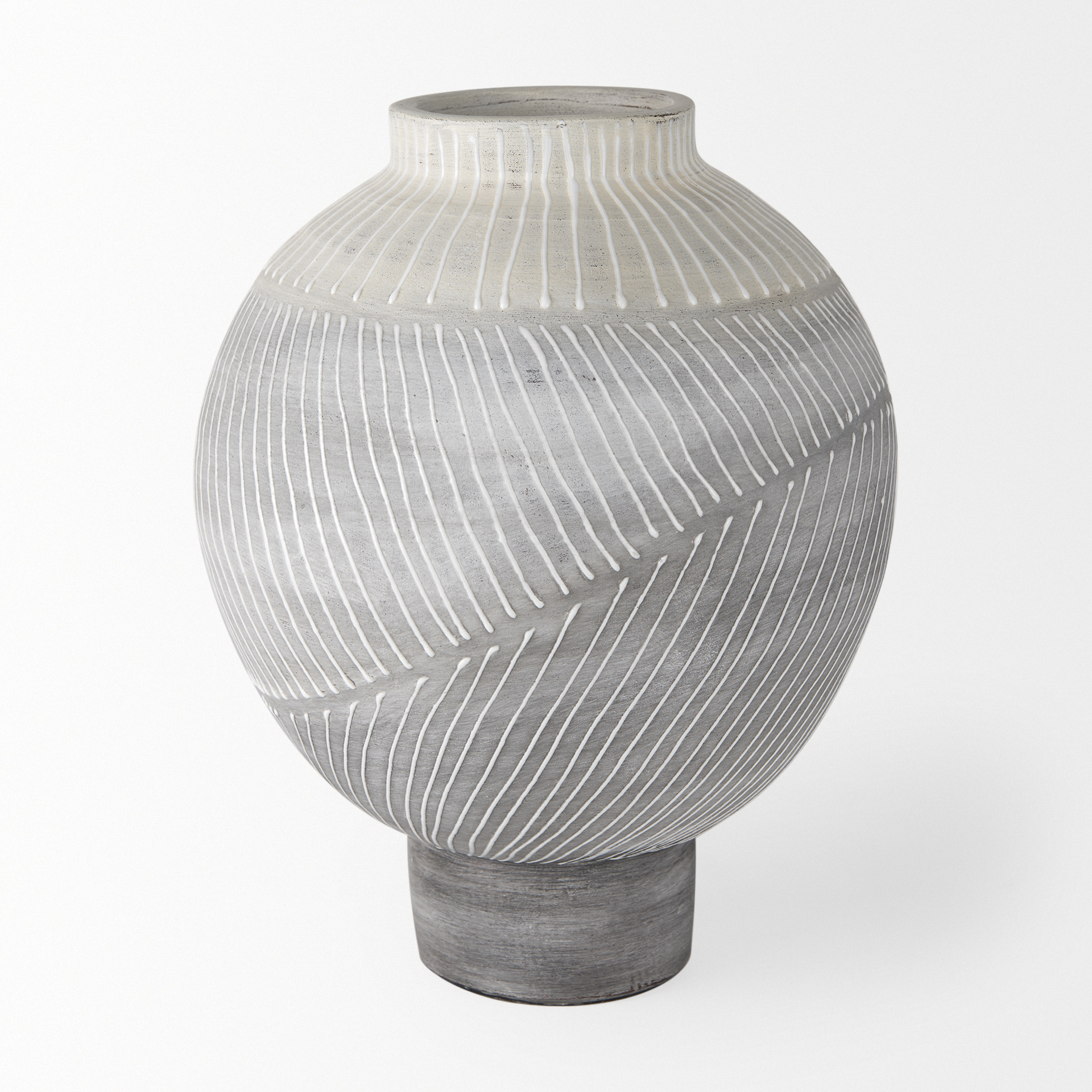 Mercana Blume Medium Vase - Gray, Ceramic