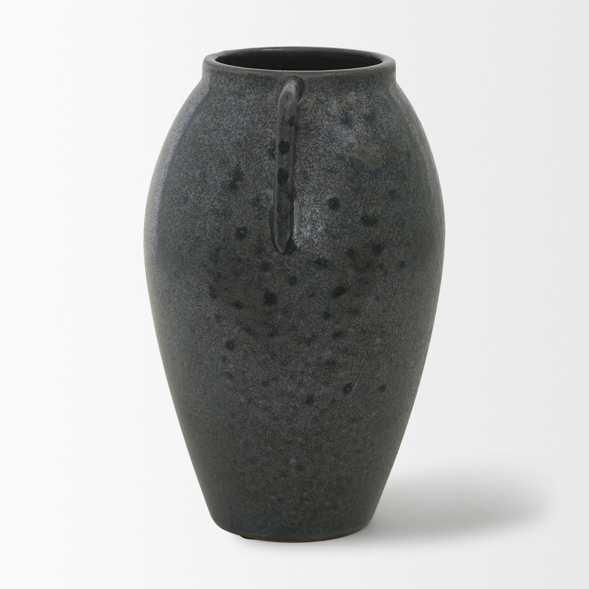 Mercana Kora Vase - Dark Metallic, H11"