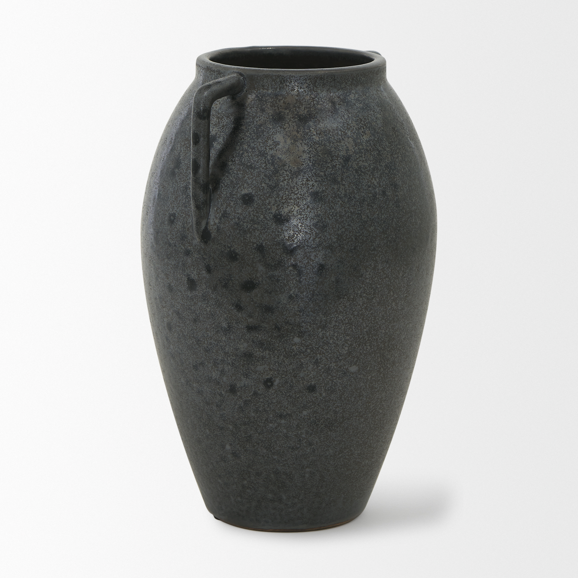 Mercana Kora Vase - Dark Metallic, H11"