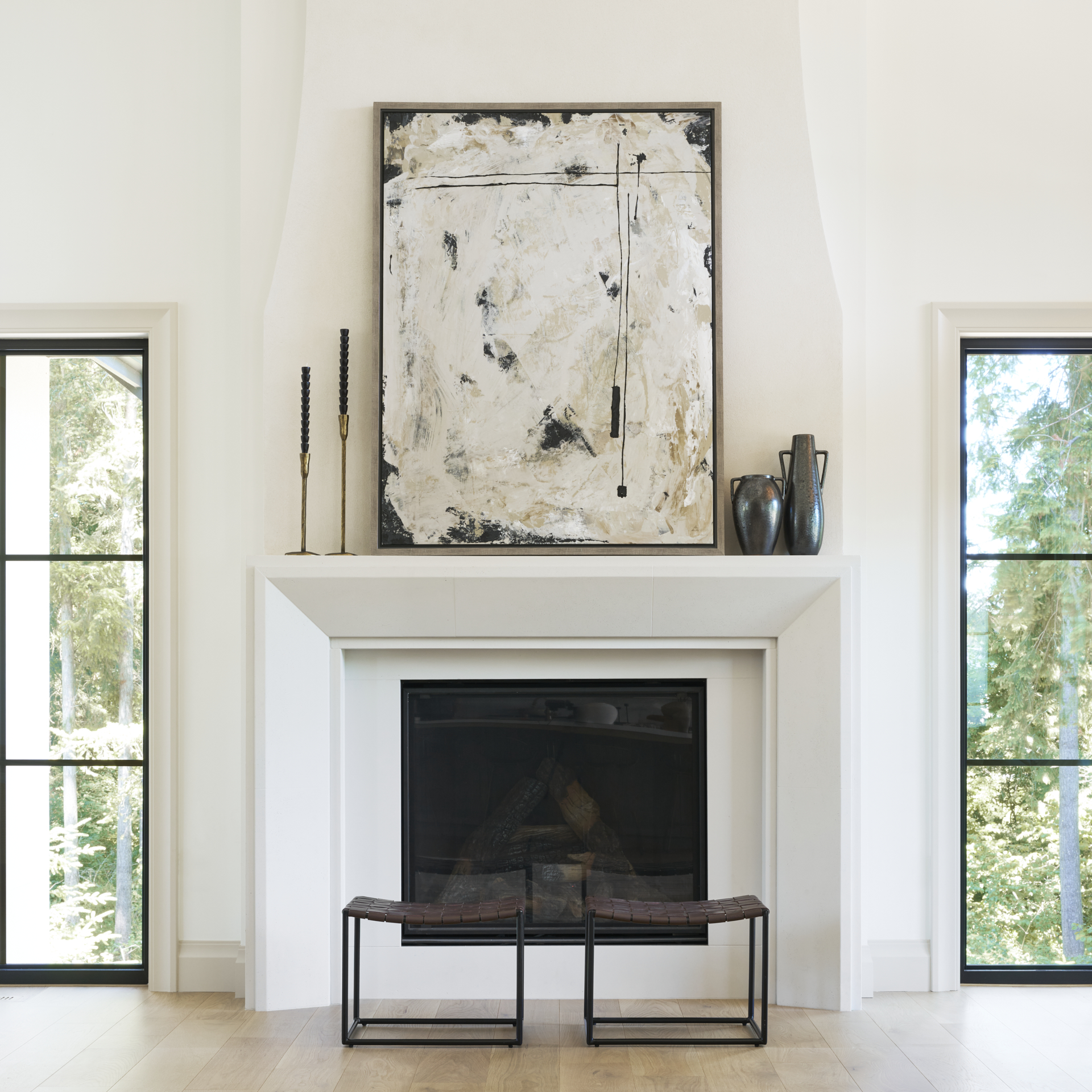 Mercana Kora Vase - Dark Metallic, H11"