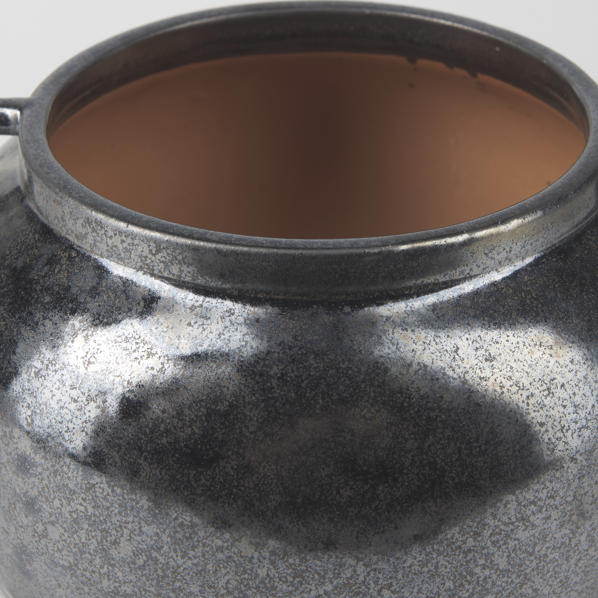 Mercana Kora Vase - Dark Metallic, H8,5"