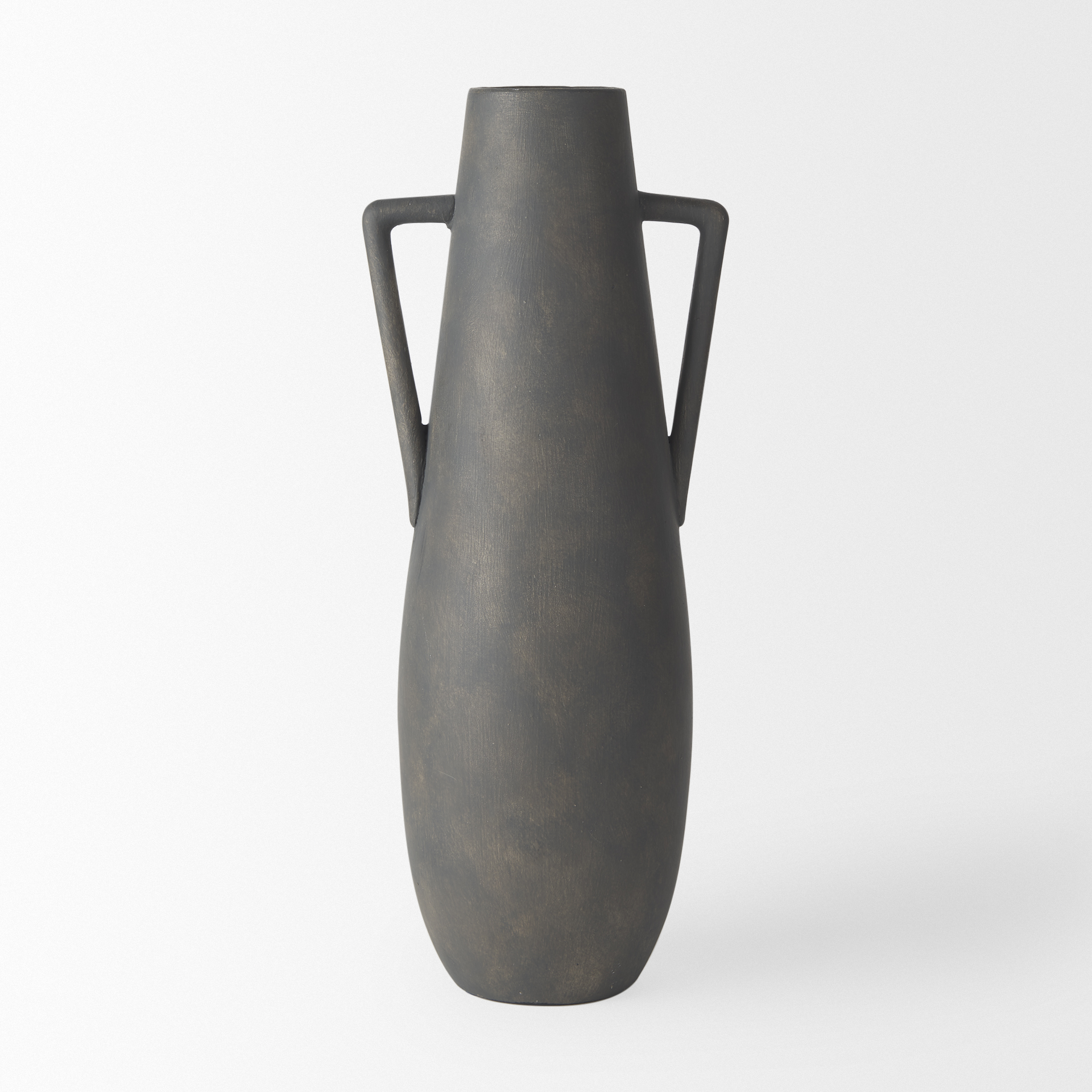 Mercana Kilian Vase - Matte Brown, H17"