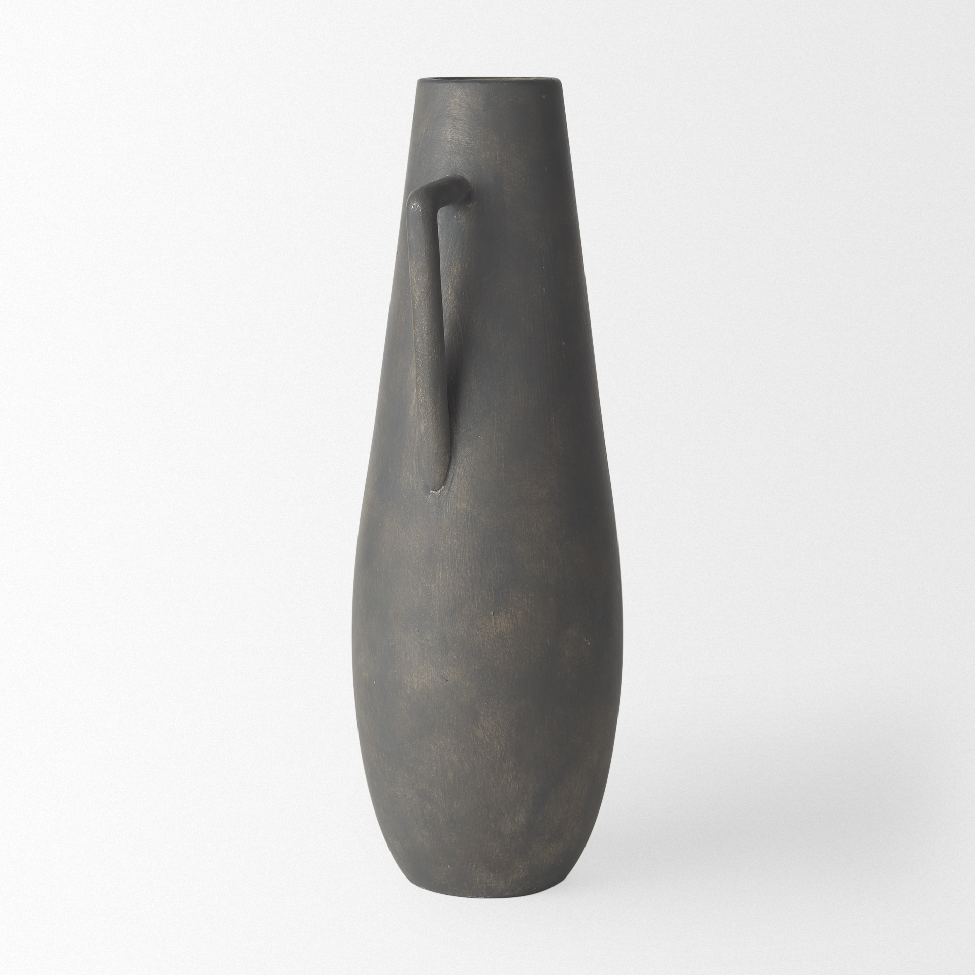 Mercana Kilian Vase - Matte Brown, H17"