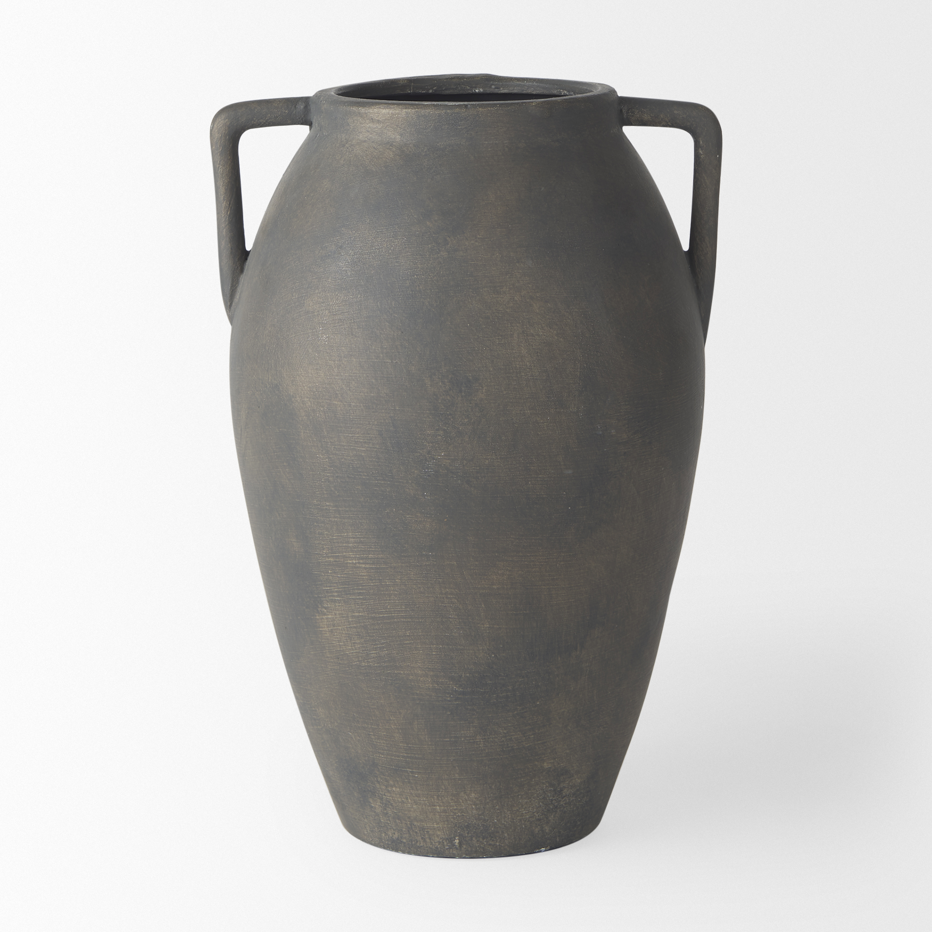 Mercana Kilian Vase - Matte Brown, H11"