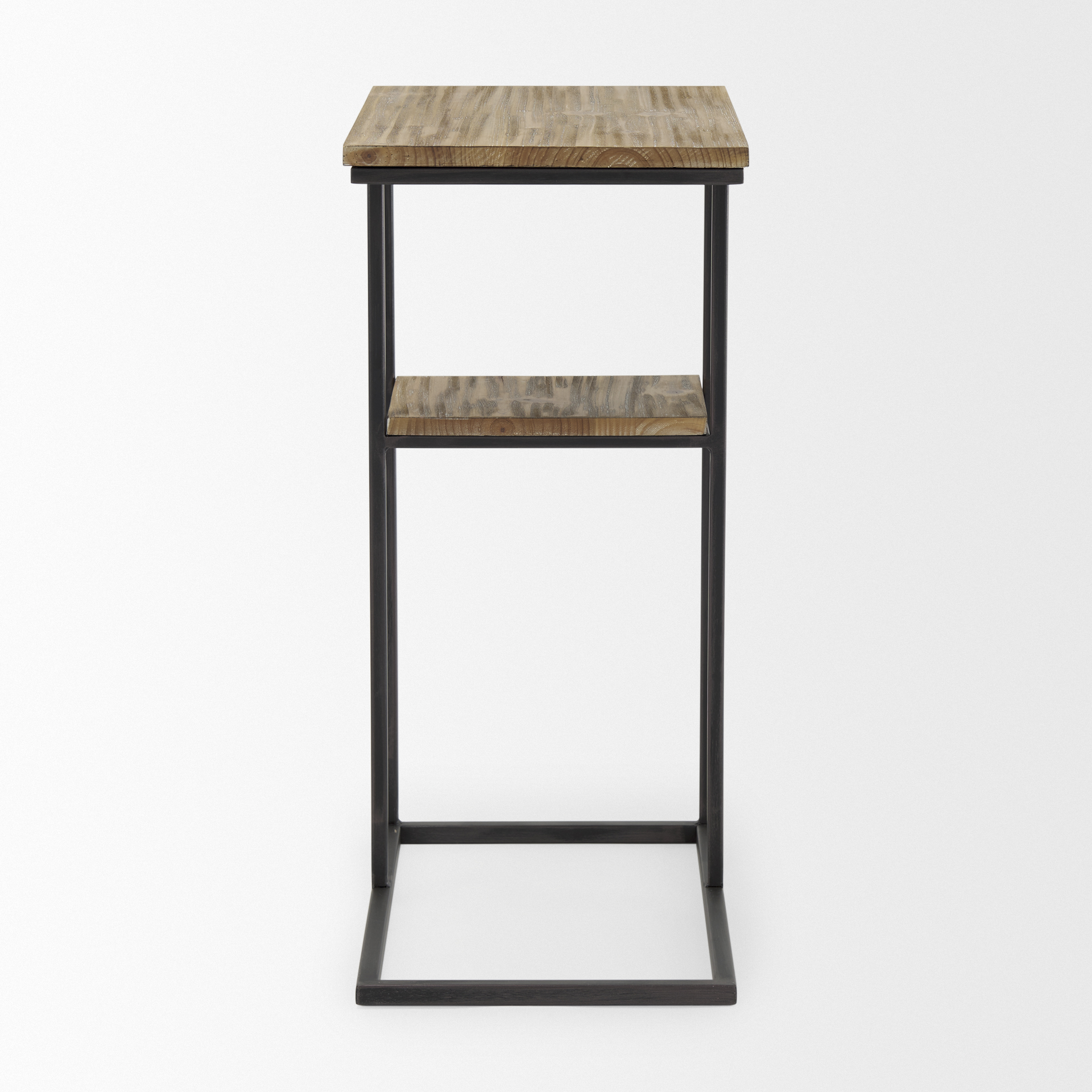 Mercana Ronin Rectangle Accent Table - Brown, Wood